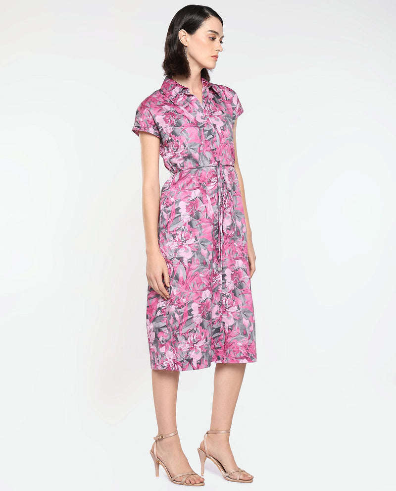 Rareism Women Berlong Multi Print Dress