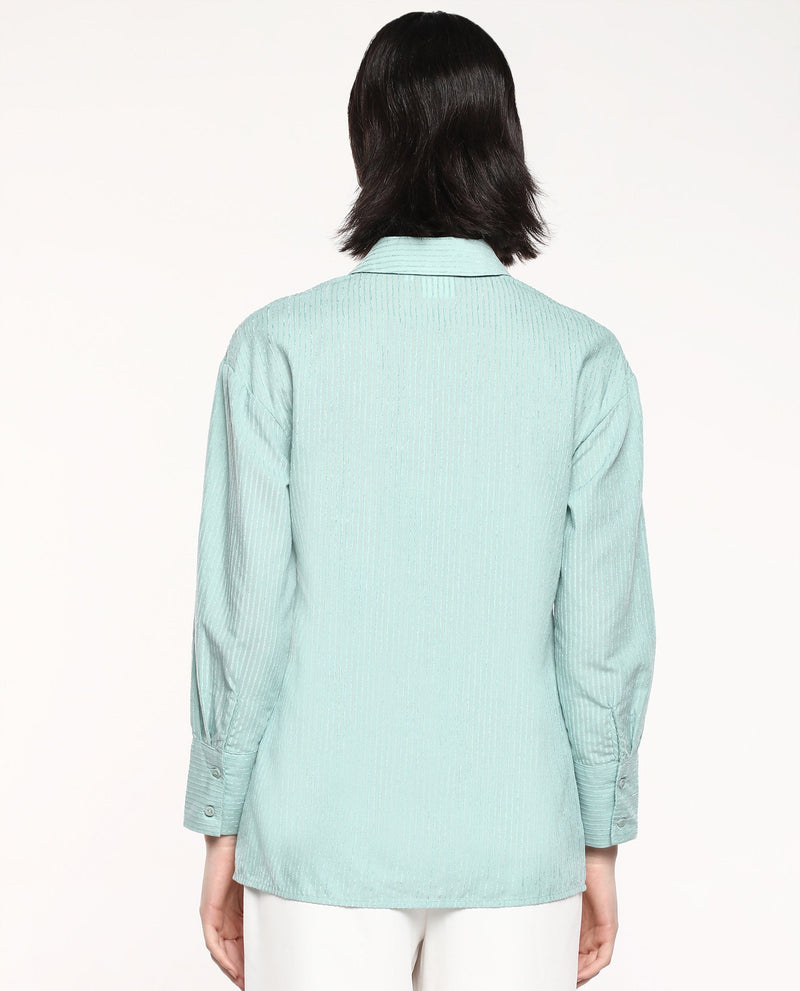 Rareism Women Cinthia Green Plain Shirt