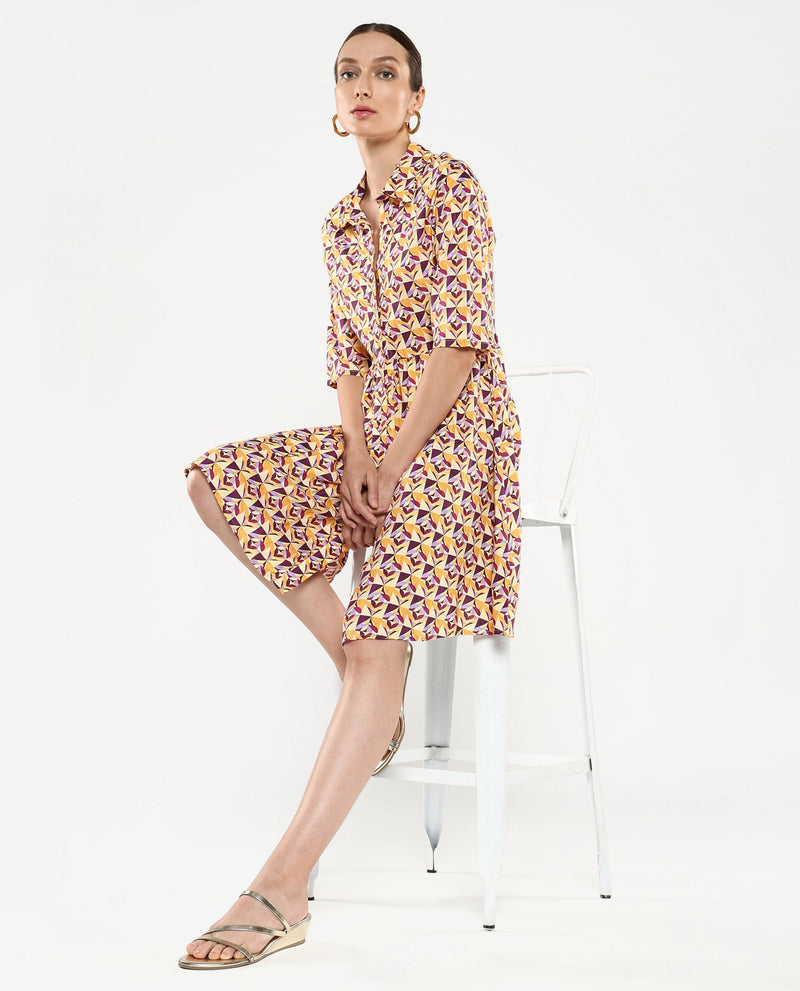 Rareism Women Cleokap Multi Printed Dress