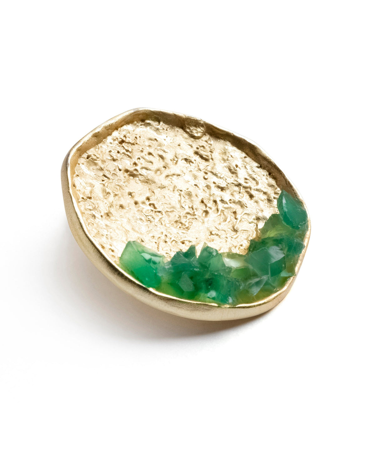 Rareism Women Candy Green Gold Earring