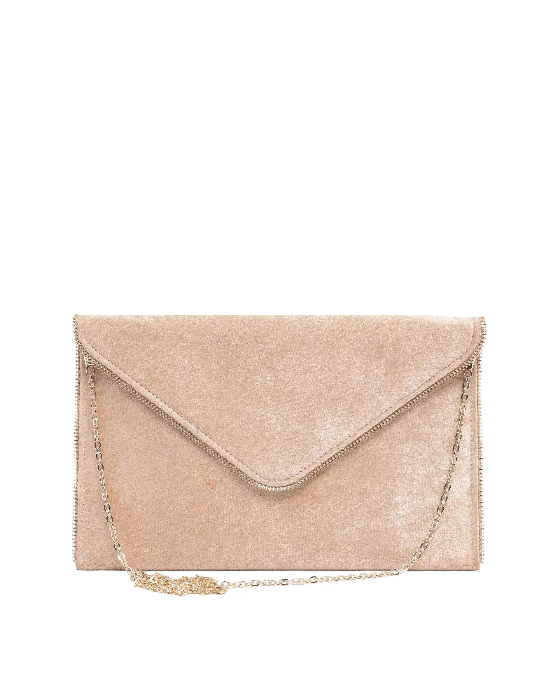 Rareism Women Diva Dark Beige Plain Bag