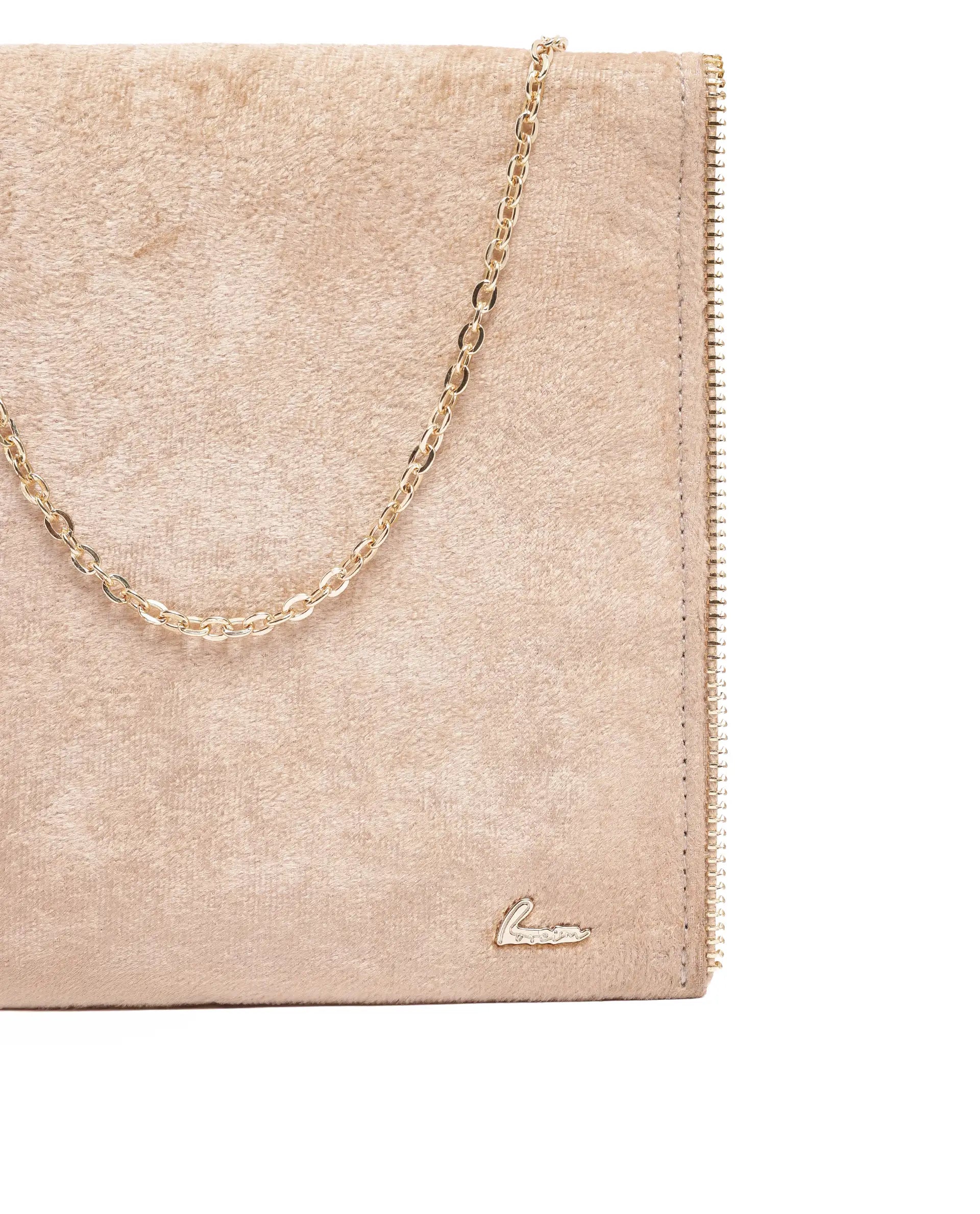 Rareism Women Diva Dark Beige Plain Bag