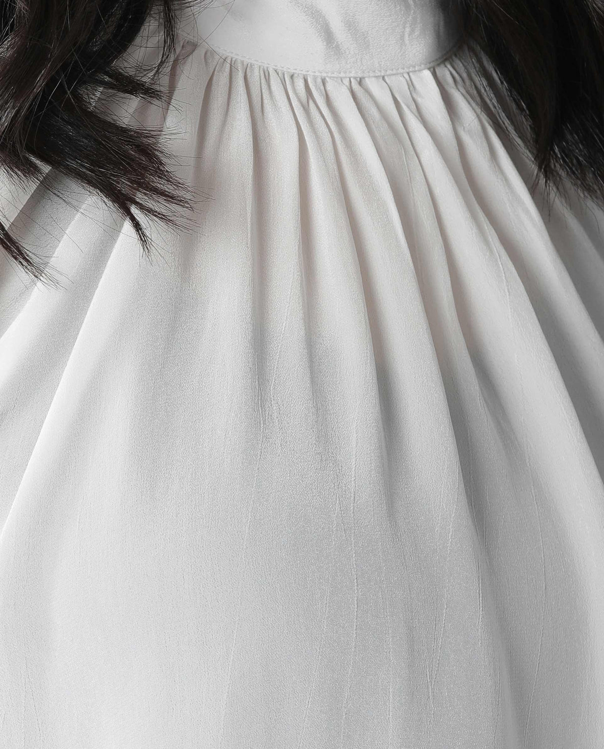 Rareism Women Domino White Top Full Sleeves Solid