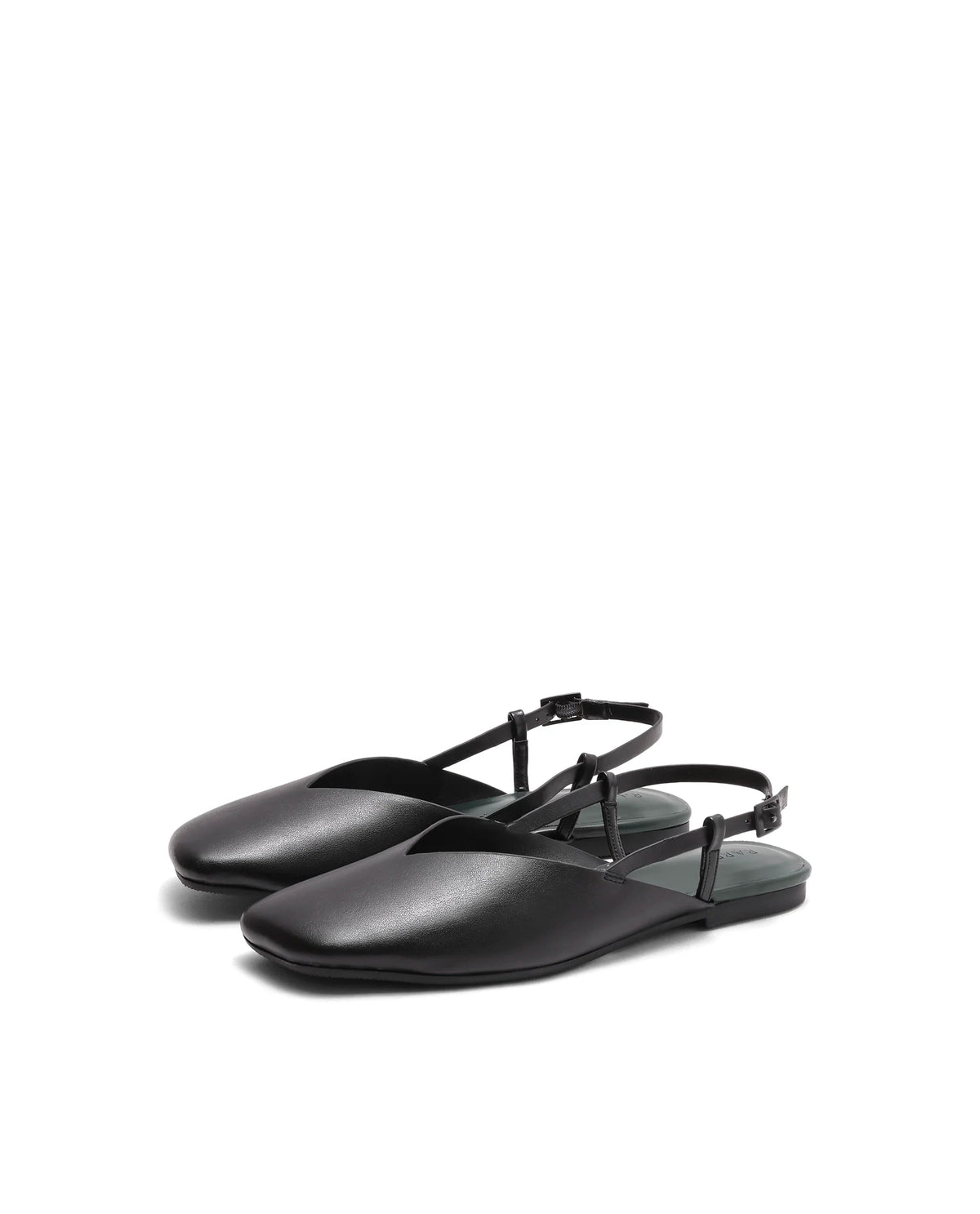 Rarez Women's Elina Black Micro Fiber Flats