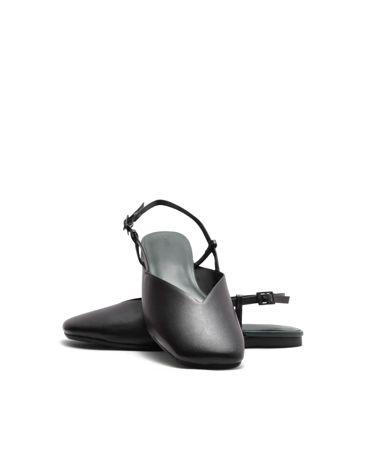Rarez Women's Elina Black Micro Fiber Flats