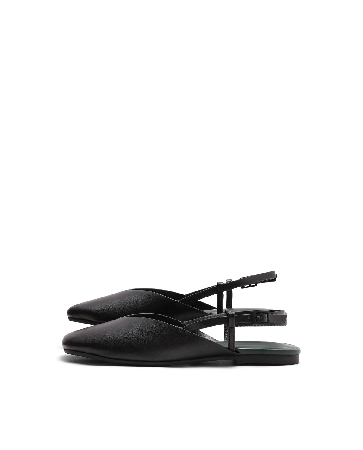 Rarez Women's Elina Black Micro Fiber Flats
