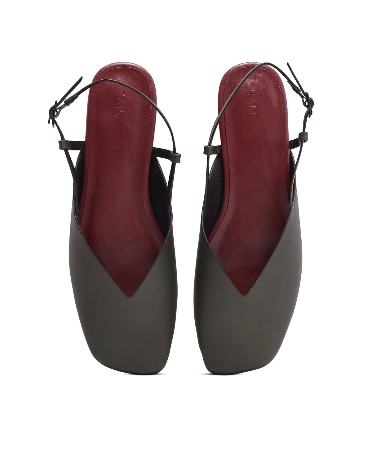Rarez Women's Elina Olive Micro Fiber Flats