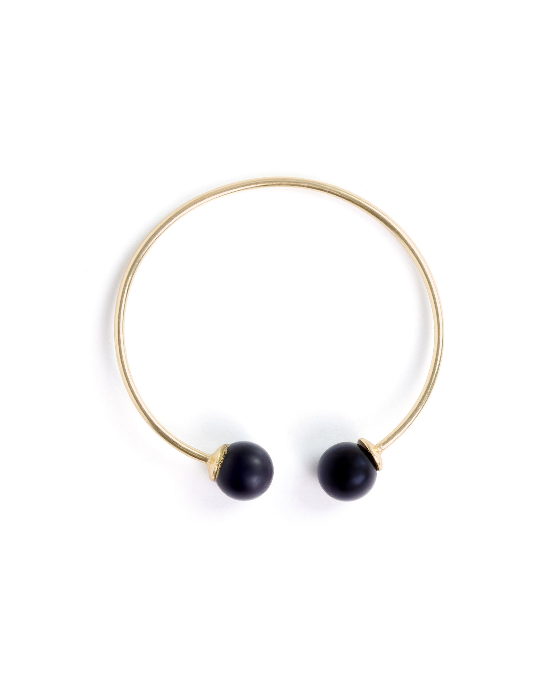 Rareism Women Endless Black Black Gold Bracelet
