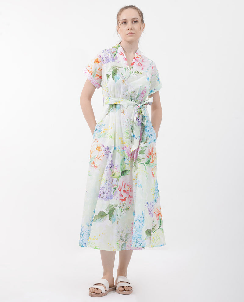 FLORAL PRINT MIDI EVERYDAY DRESS