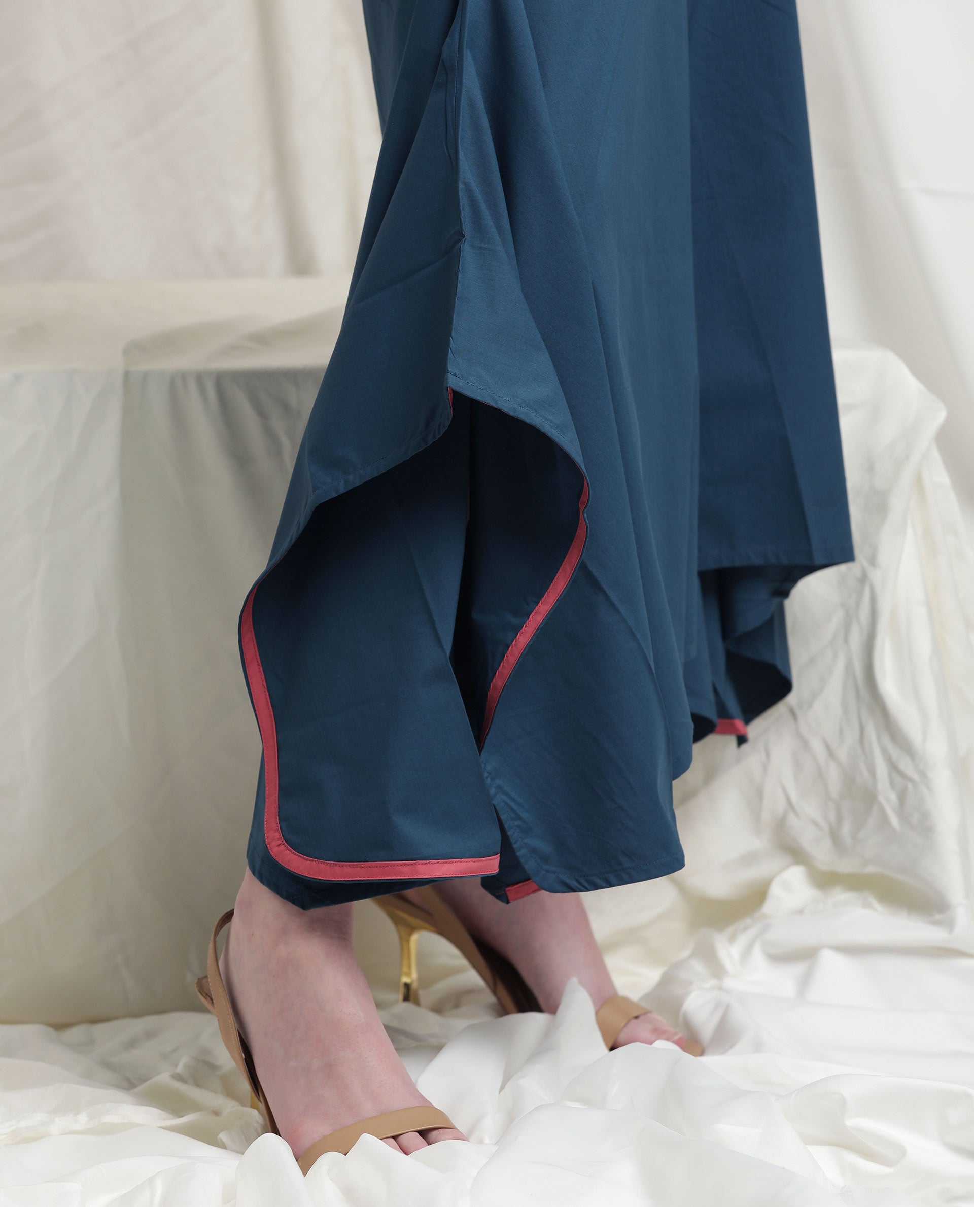 Rareism Womens Kyoto Petrol Trouser Poly Lycra Fabric Relaxed Fit Draw String Closure High Rise Waist Rise Ankle Length