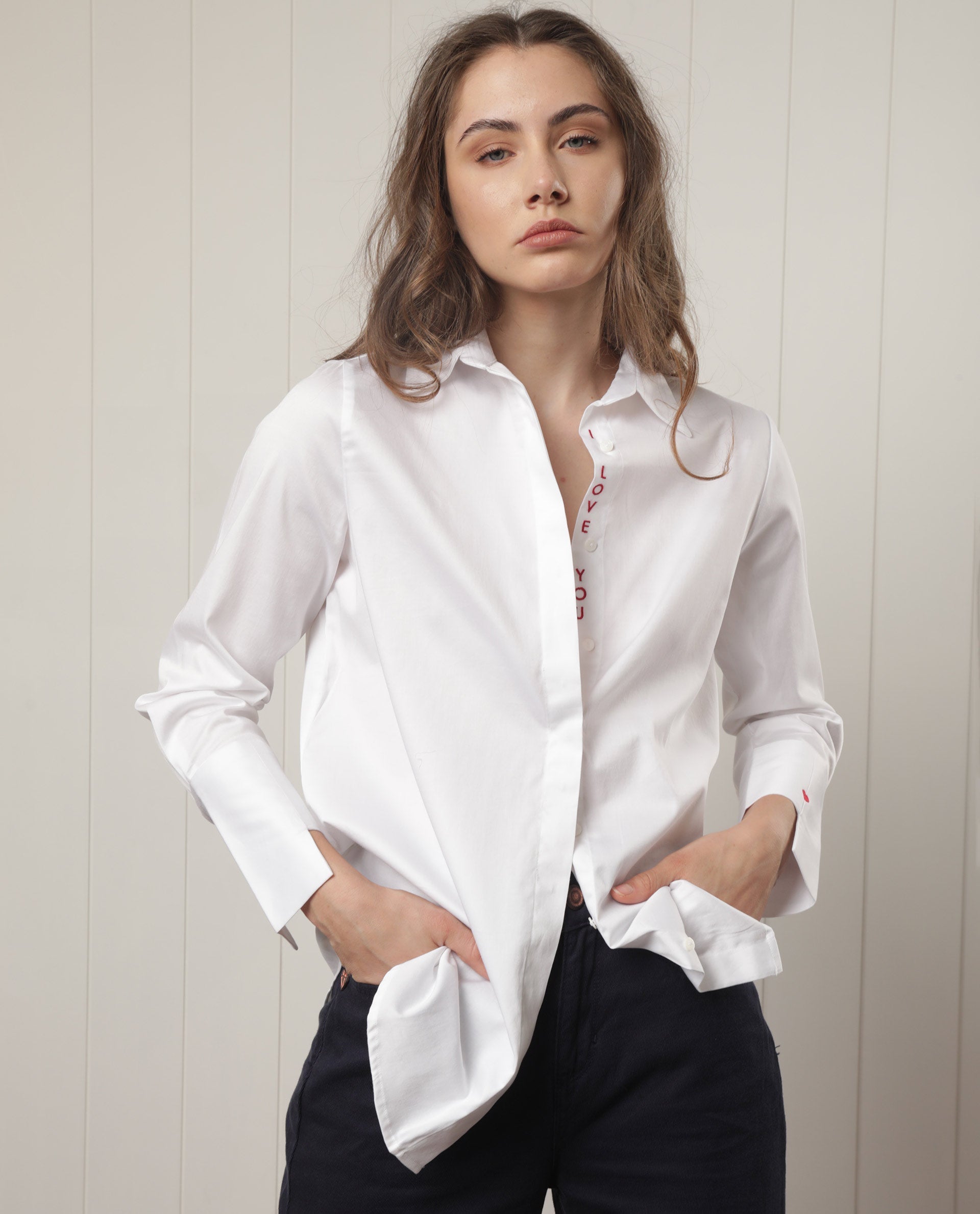 Rareism Women Valentine White Top Cotton Elastane Fabric Sleeveless Solid