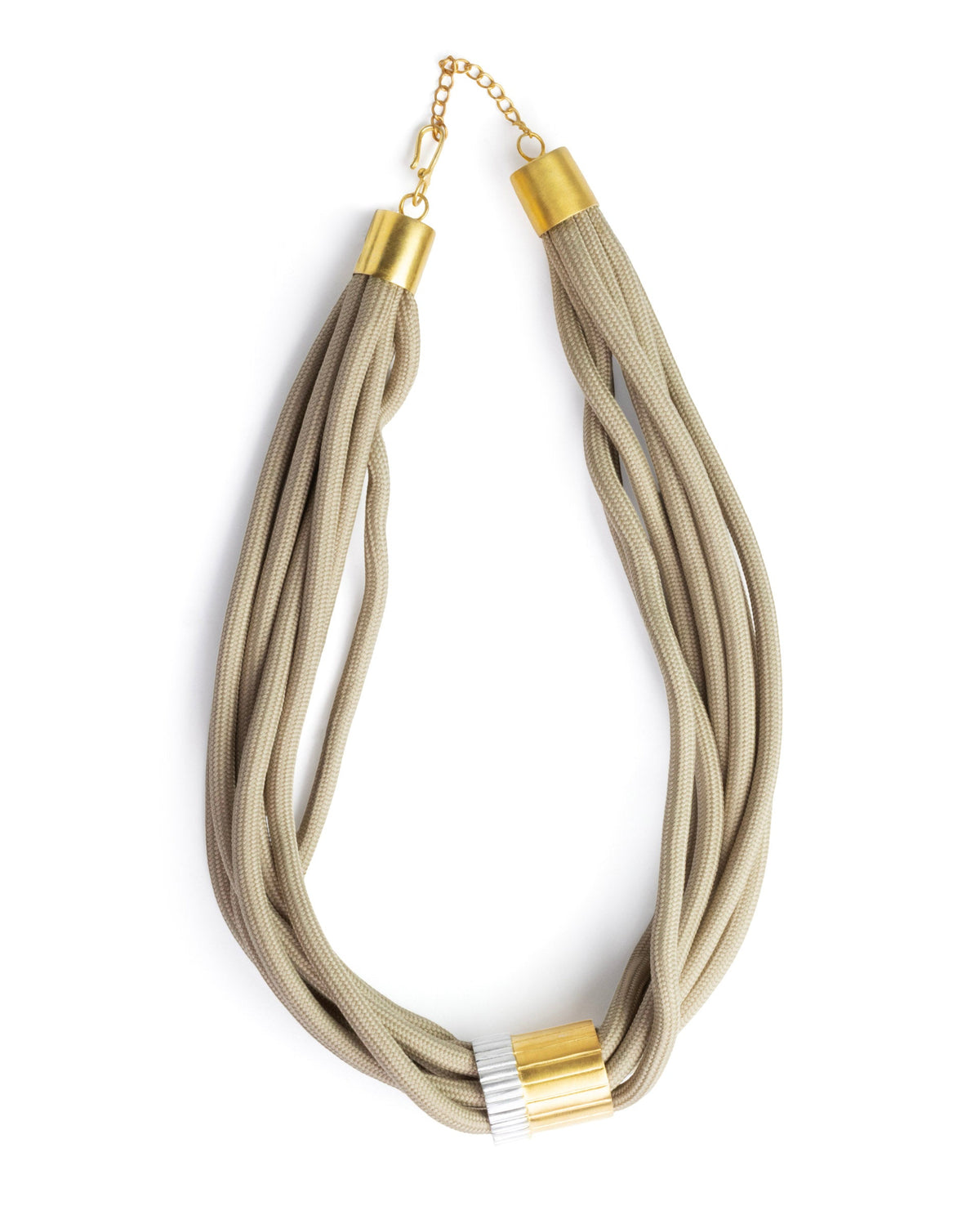 Rareism Women Impression Biege Necklace