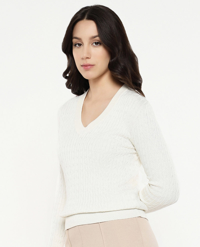 Rareism Women Izmit White Plain Top