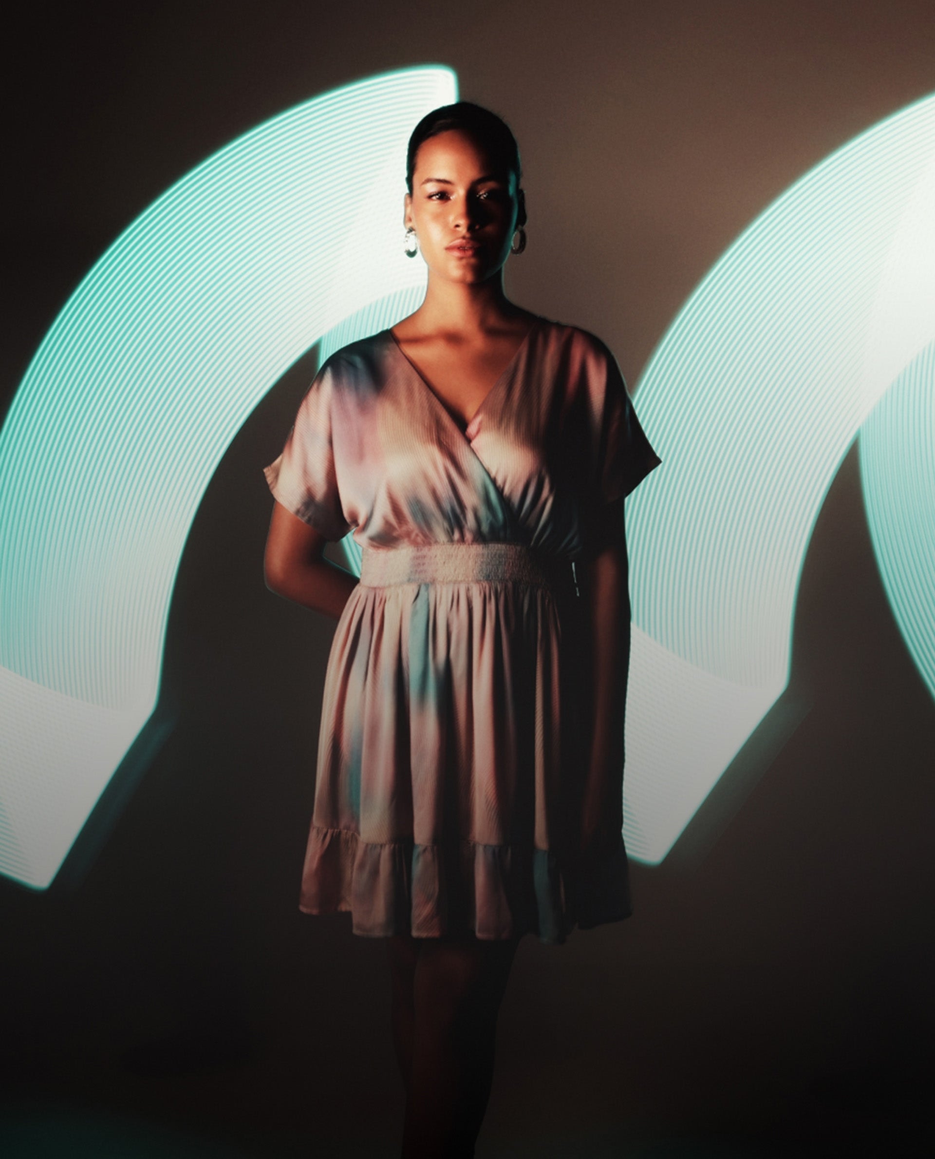 Rareism Women Kobzy Multi Printed Dress