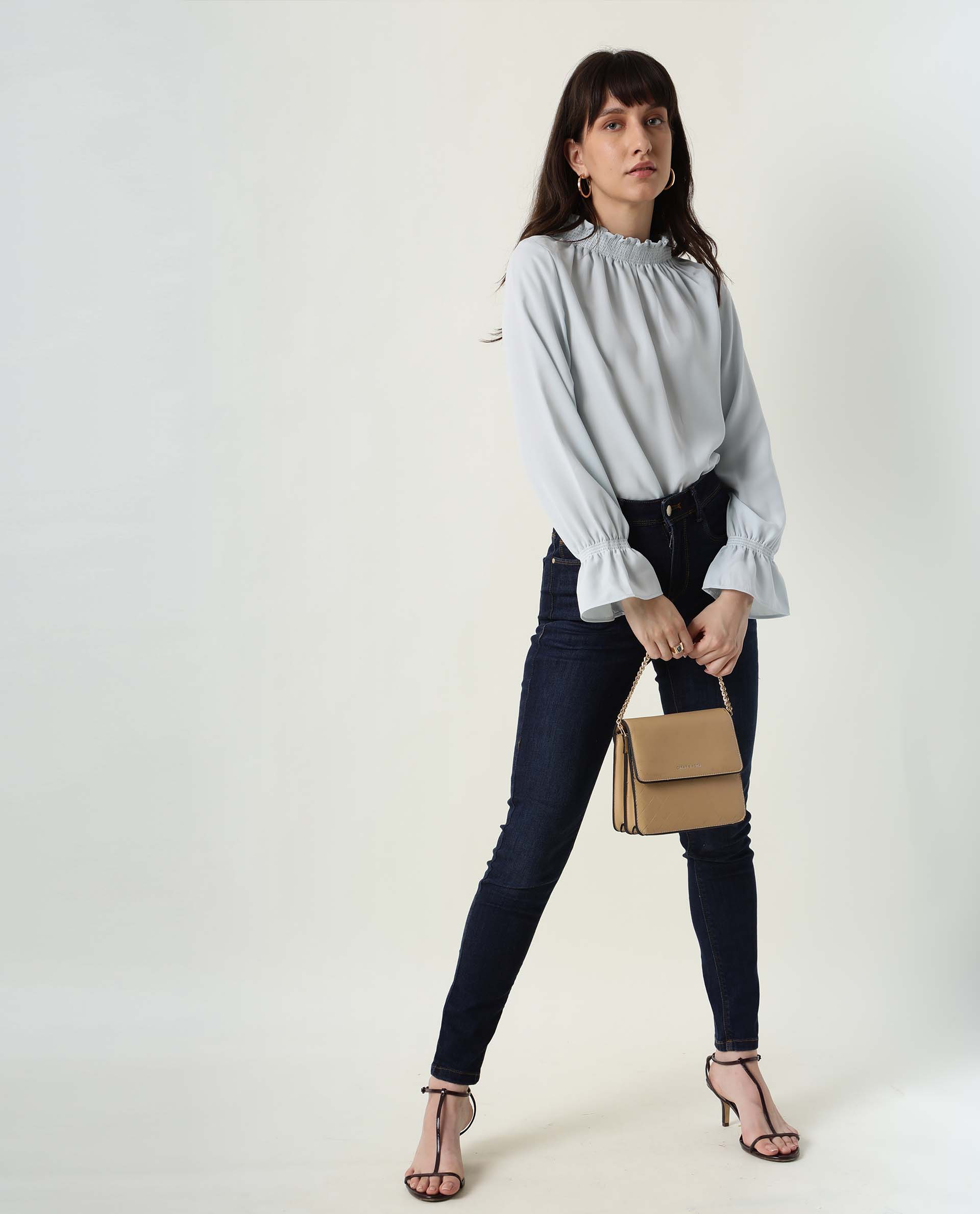 Rareism Women's Kusho Blue Top