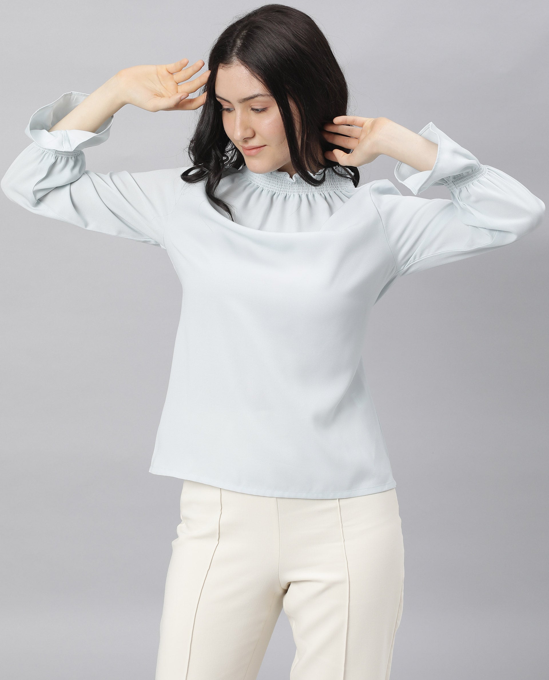 Rareism Women's Kusho Blue Top