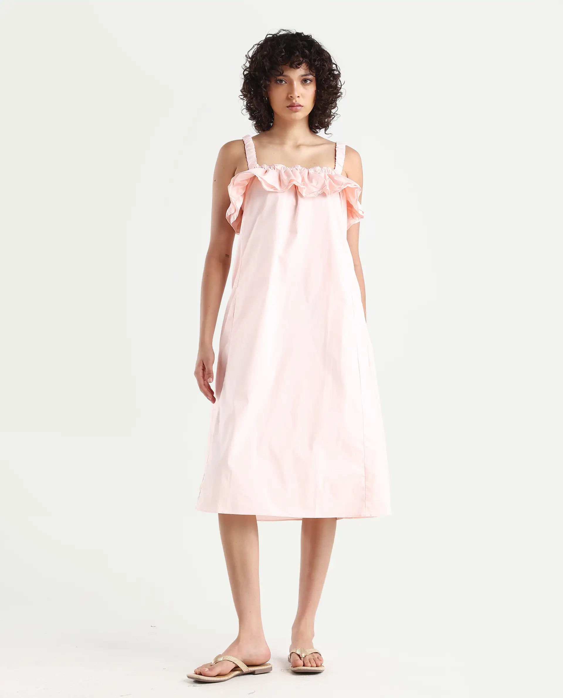 Rareism Women's Lens Pink Dress