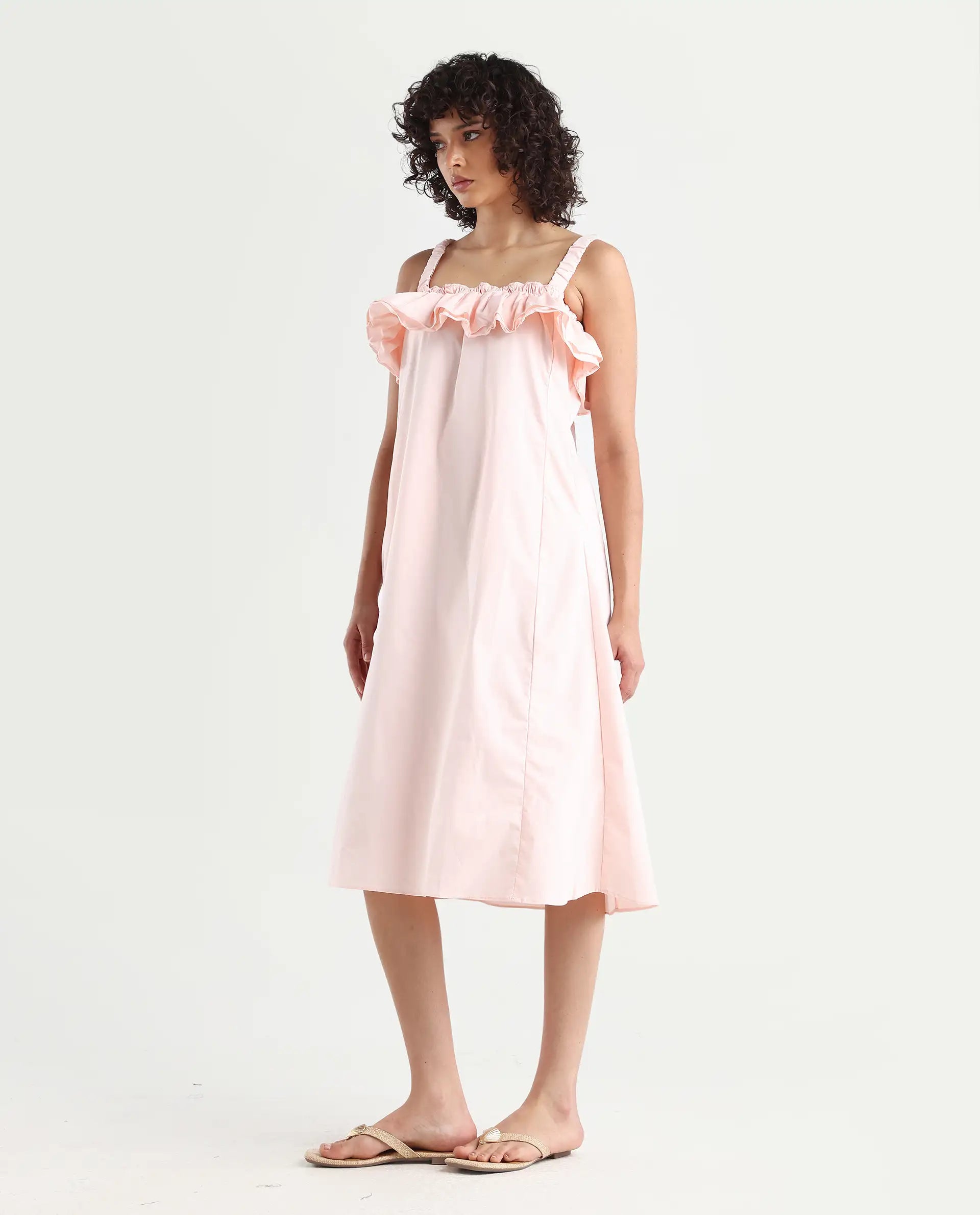 Rareism Women's Lens Pink Dress