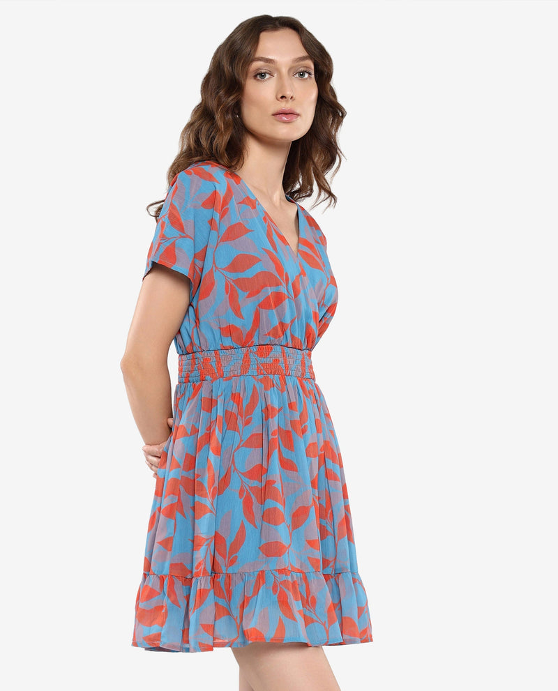 Rareism Women Luzy Multi Printed Dress