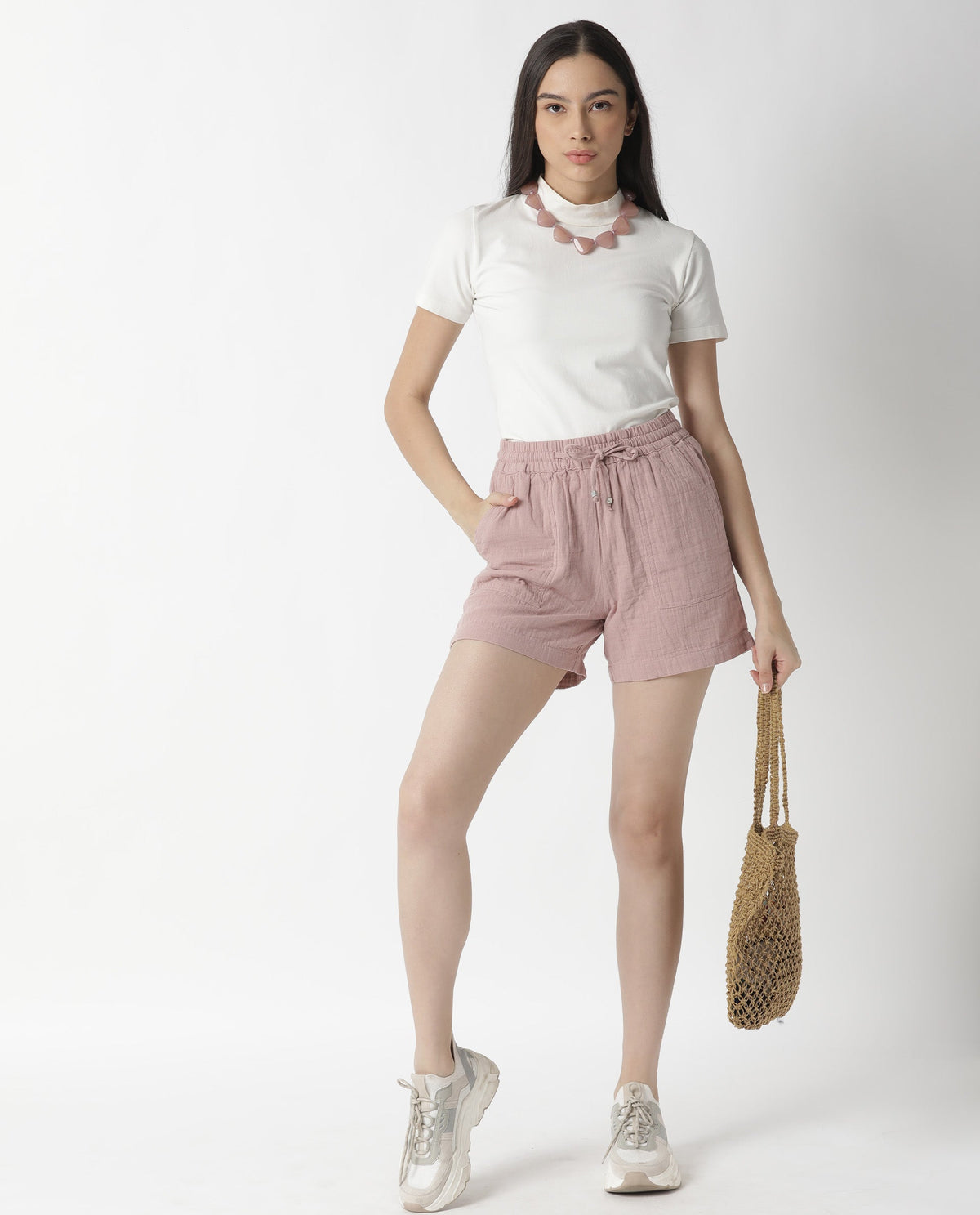 Rareism Women Mary Offwhite T-Shirt Short Sleeves