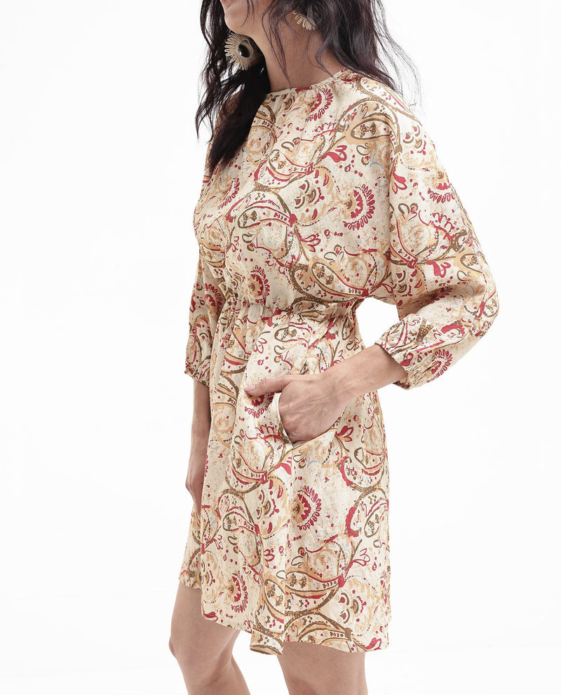 Rareism Womens Mellona Multi Paisley Print Dress