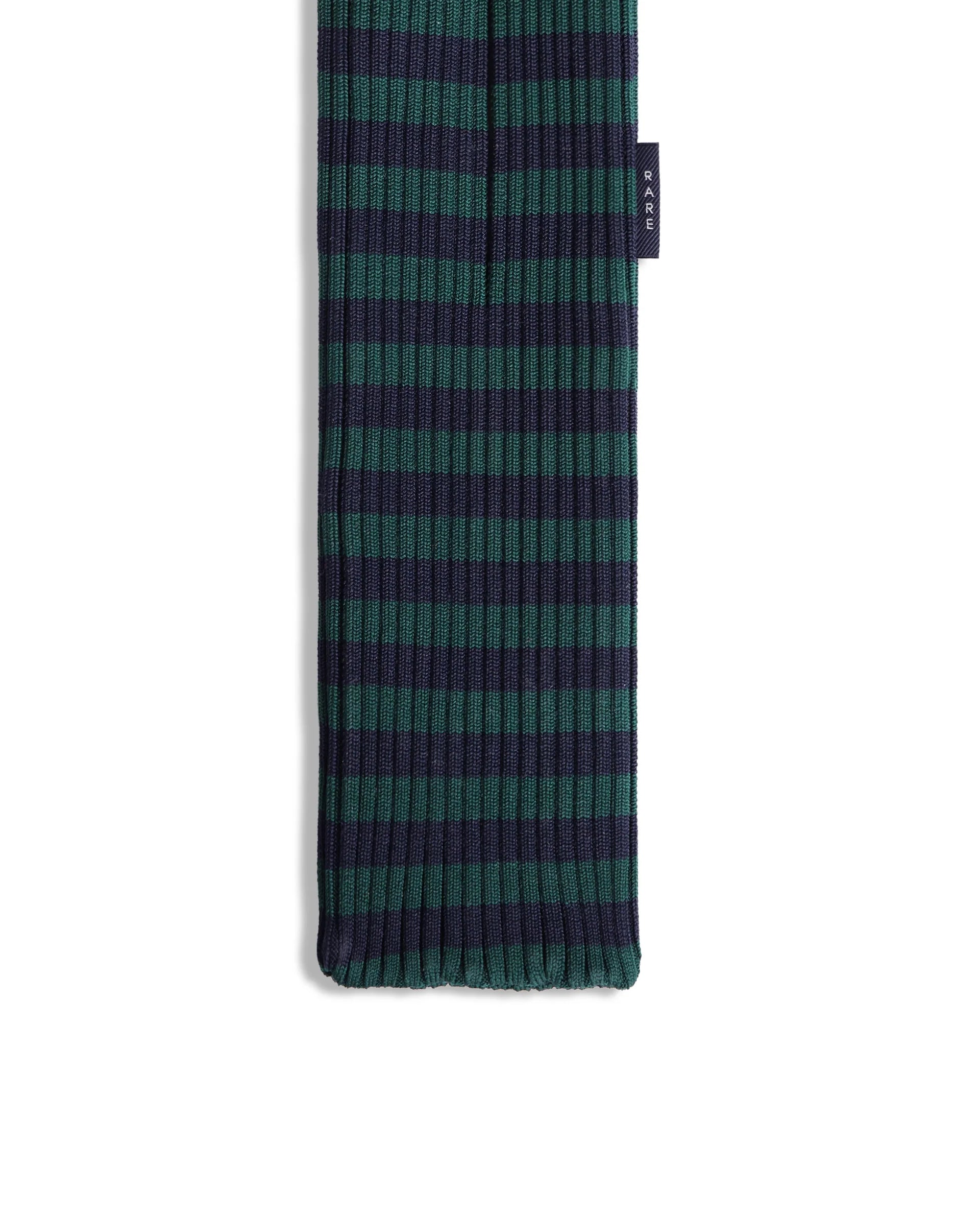 Rareism Women's Mobile Pouch Dark Green Polyester   Striped Mobile Pouches