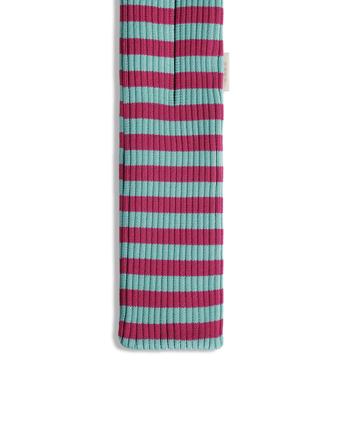 Rareism Women's Mobile Pouch Fluorescent Aqua Polyester   Striped Mobile Pouches