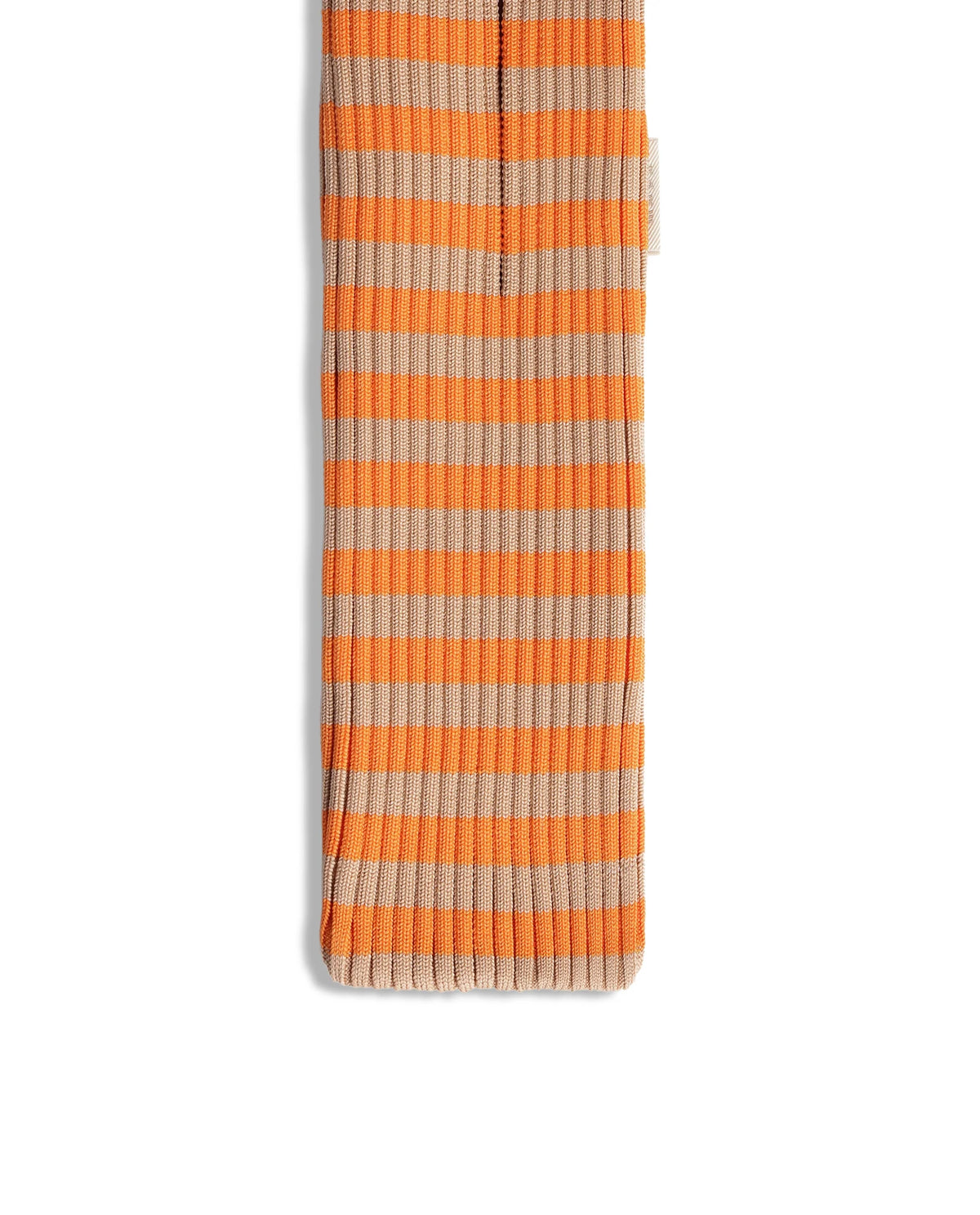 Rareism Women's Mobile Pouch Light Beige Polyester   Striped Mobile Pouches