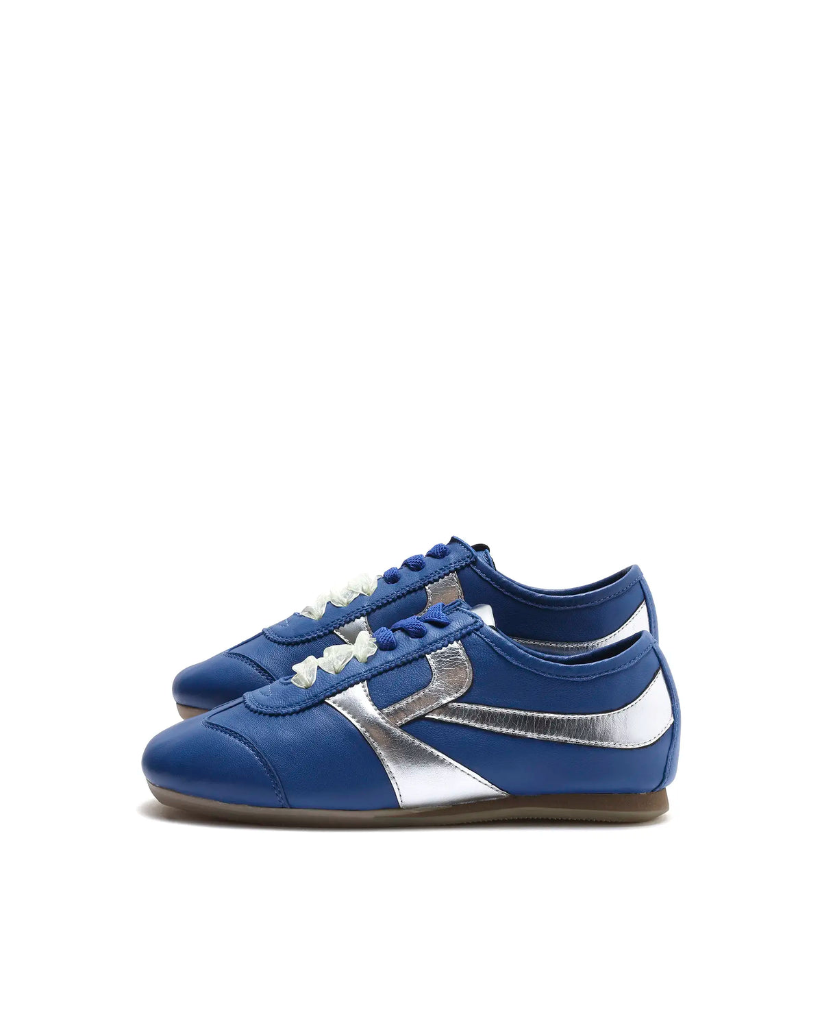 Rarez Women's Montare Blue Leather Sneaker
