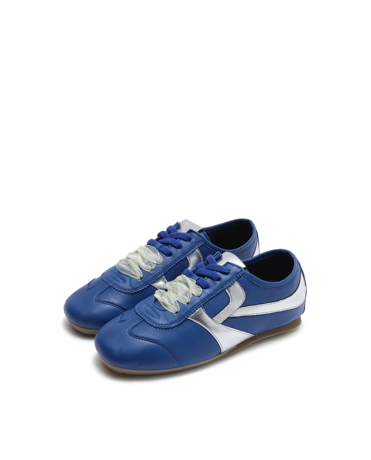 Rarez Women's Montare Blue Leather Sneaker