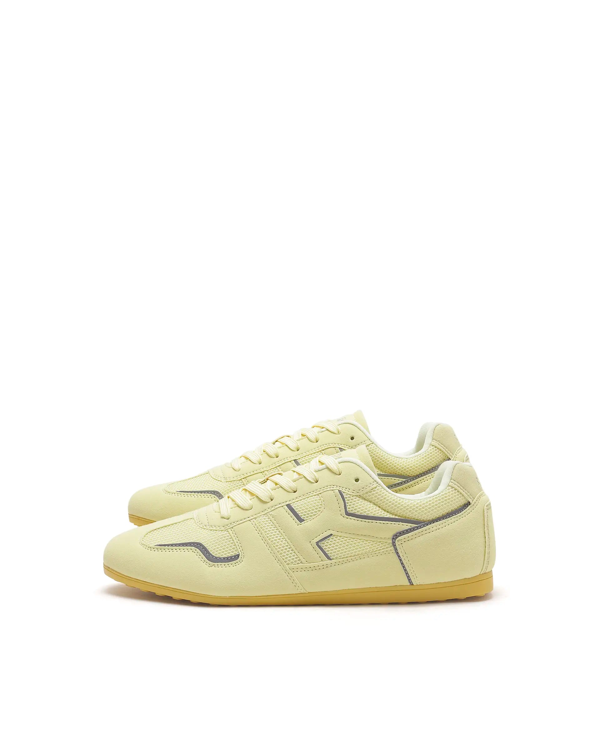 Rarez Women's Otimo-W Yellow Micro Suede Sneaker