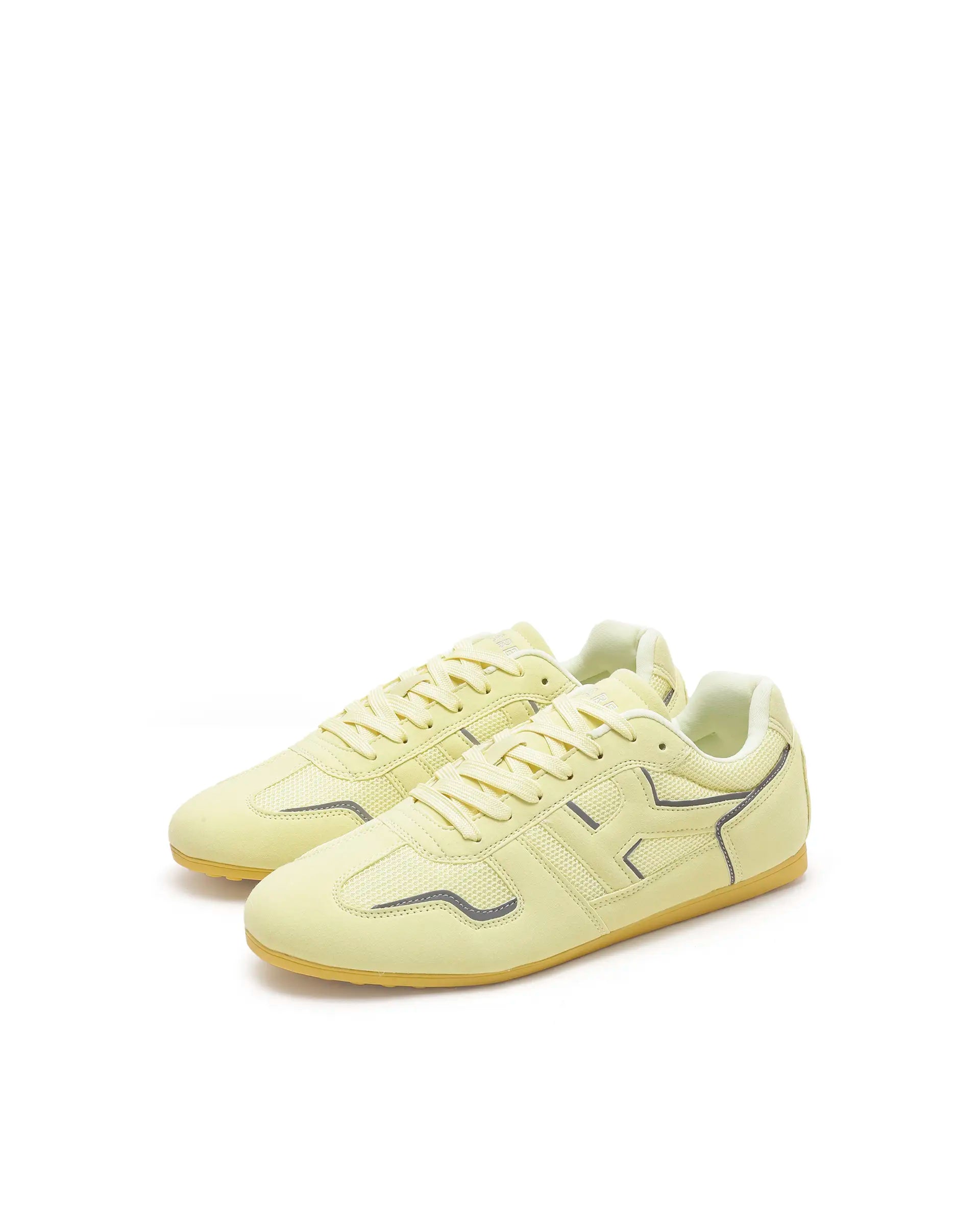 Rarez Women's Otimo-W Yellow Micro Suede Sneaker