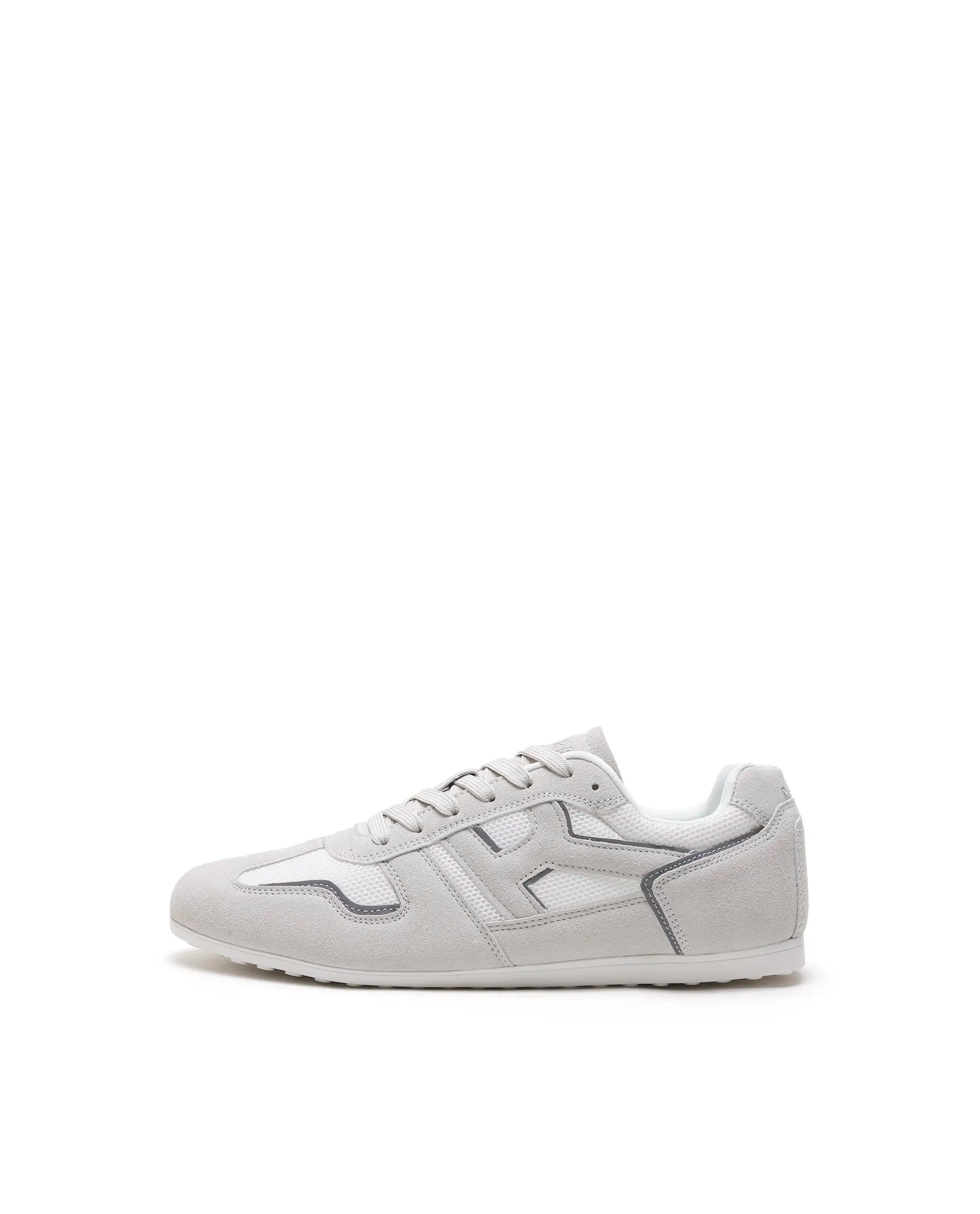 Rarez Women's Otimo-W White Micro Suede Sneaker