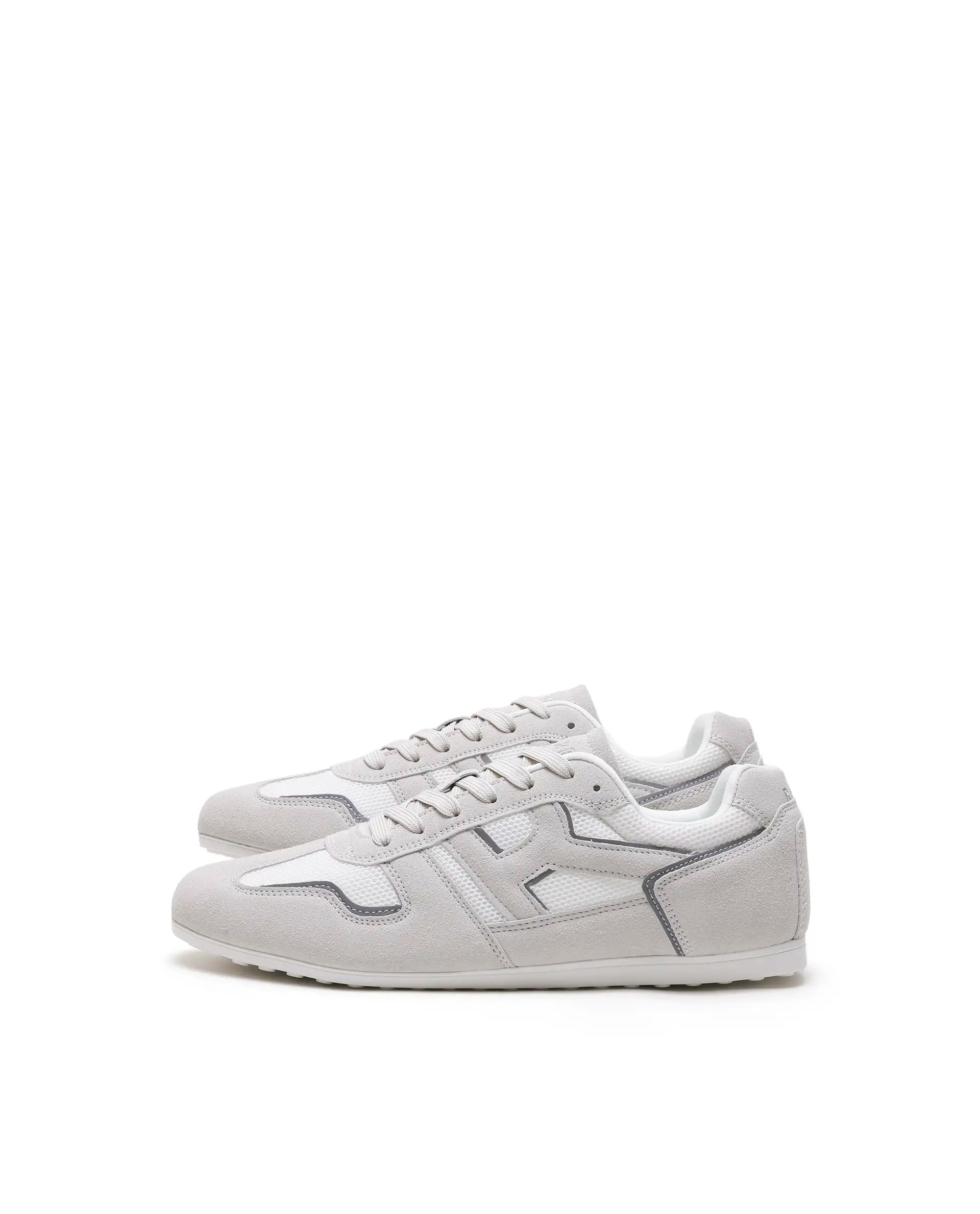Rarez Women's Otimo-W White Micro Suede Sneaker