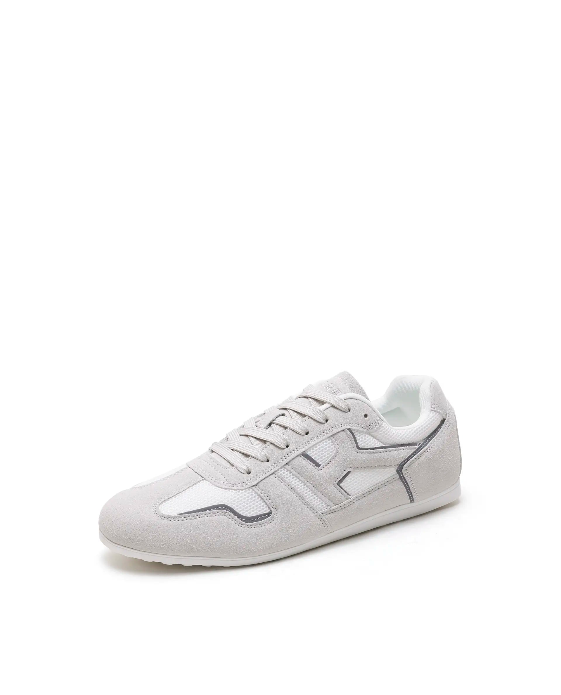 Rarez Women's Otimo-W White Micro Suede Sneaker