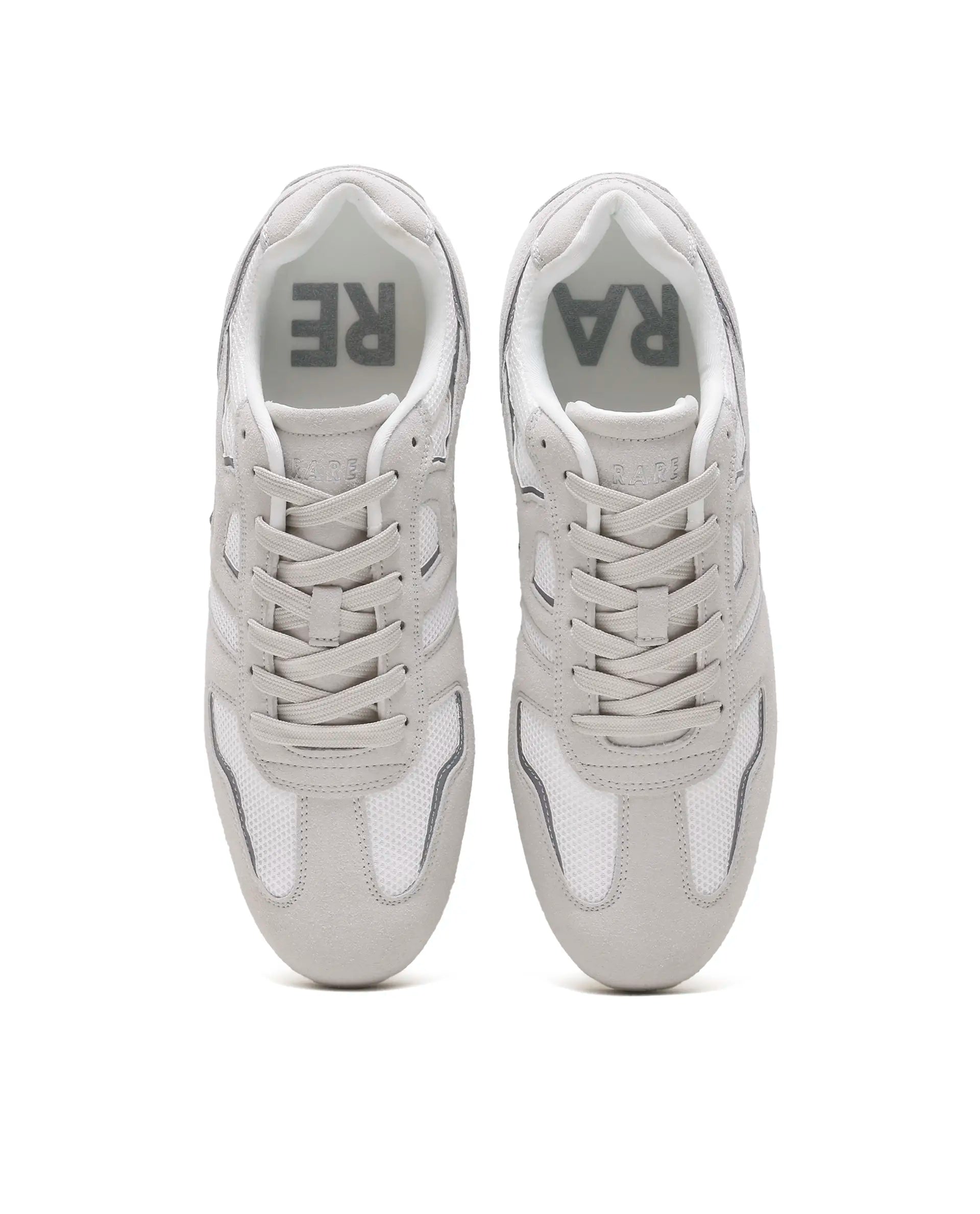 Rarez Women's Otimo-W White Micro Suede Sneaker