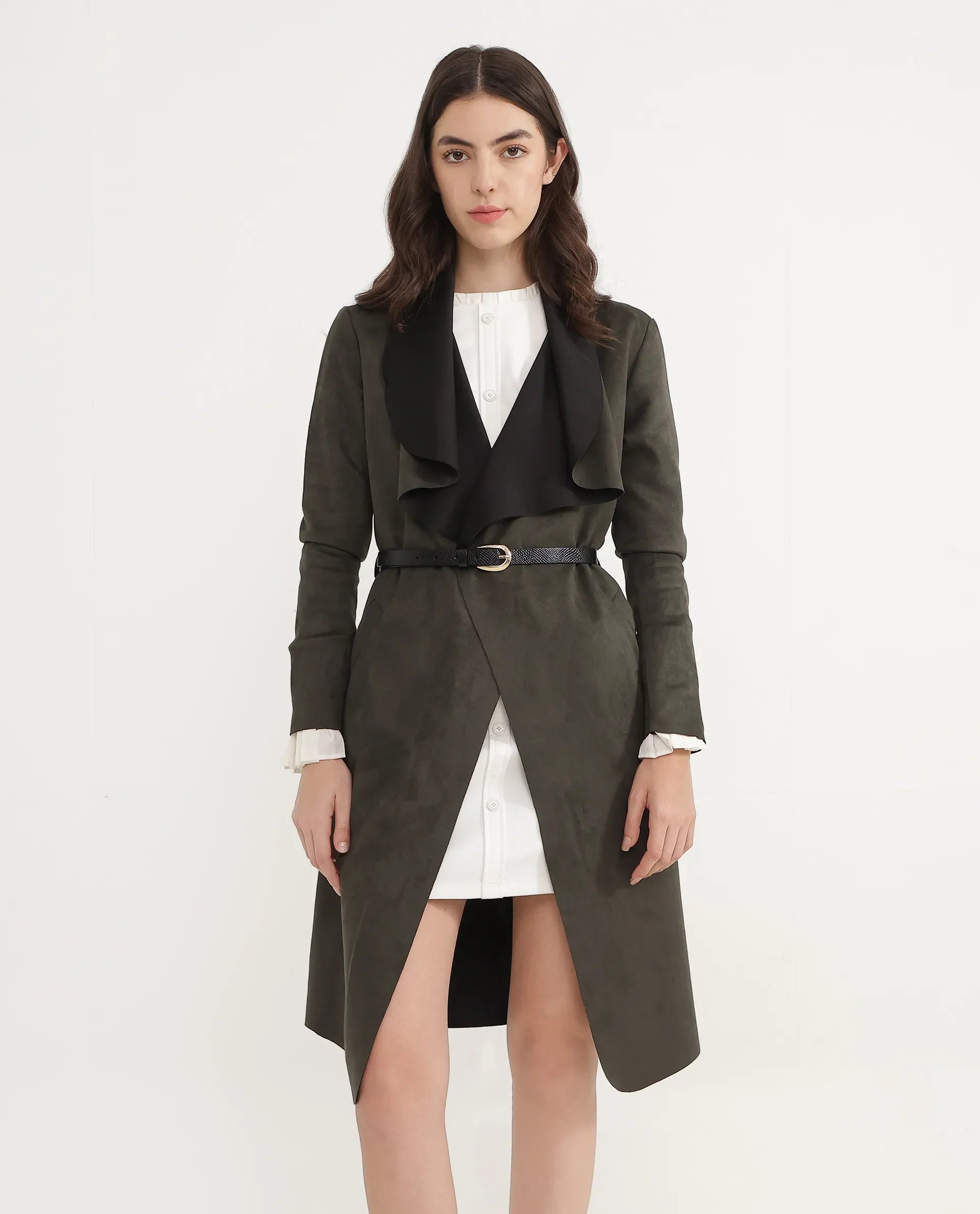 Rareism Women Pine Black Belt