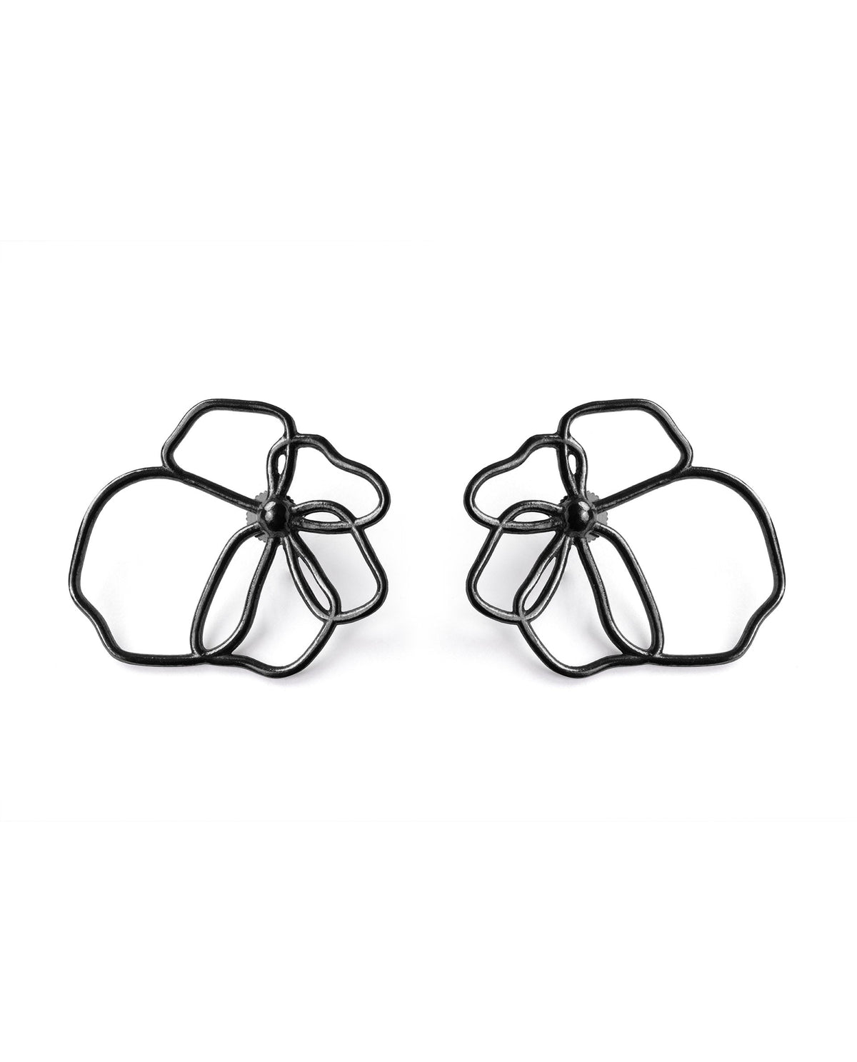 Rareism Women Poppy Grey Earring