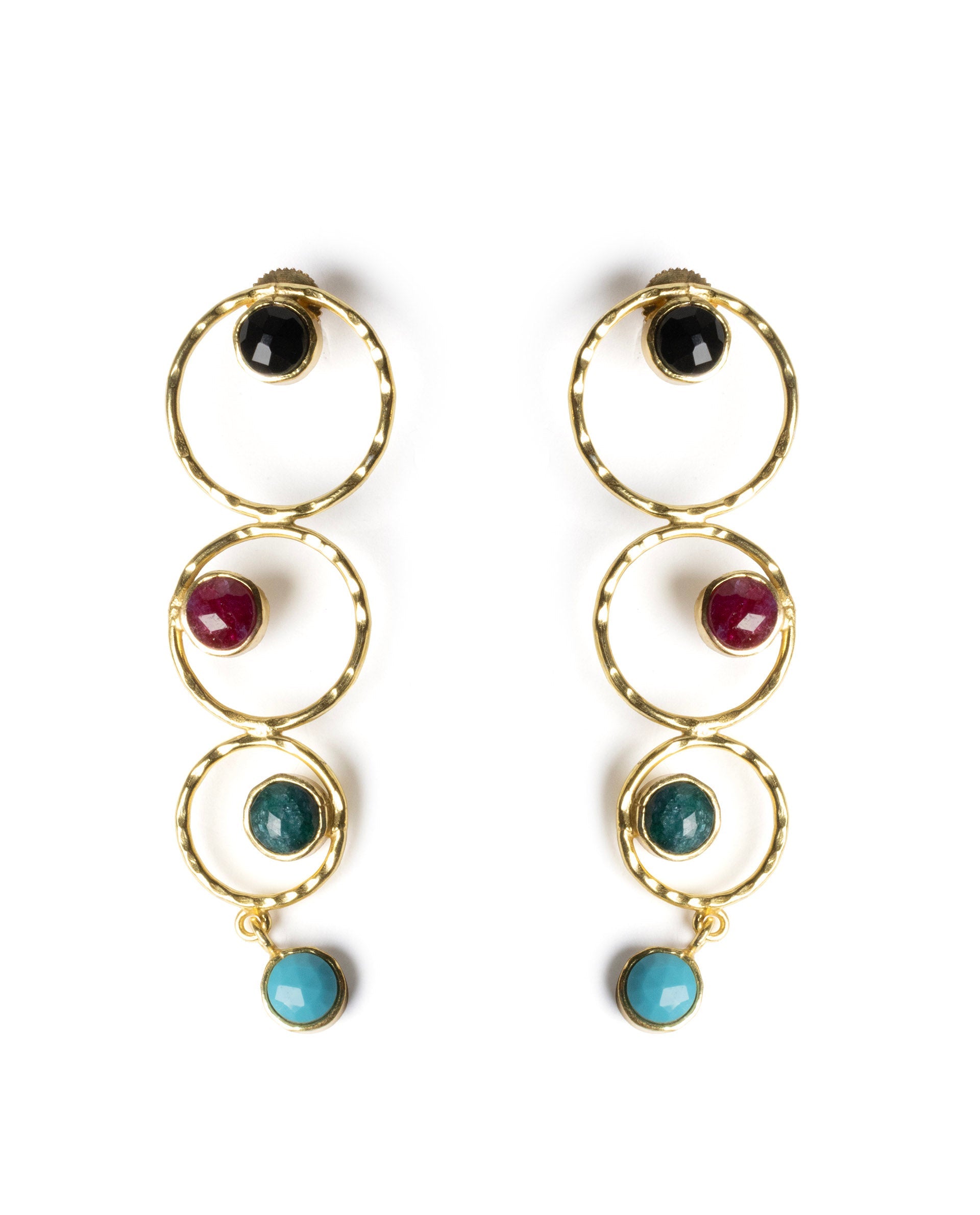 Rareism Women Prism Ear Gold Earring