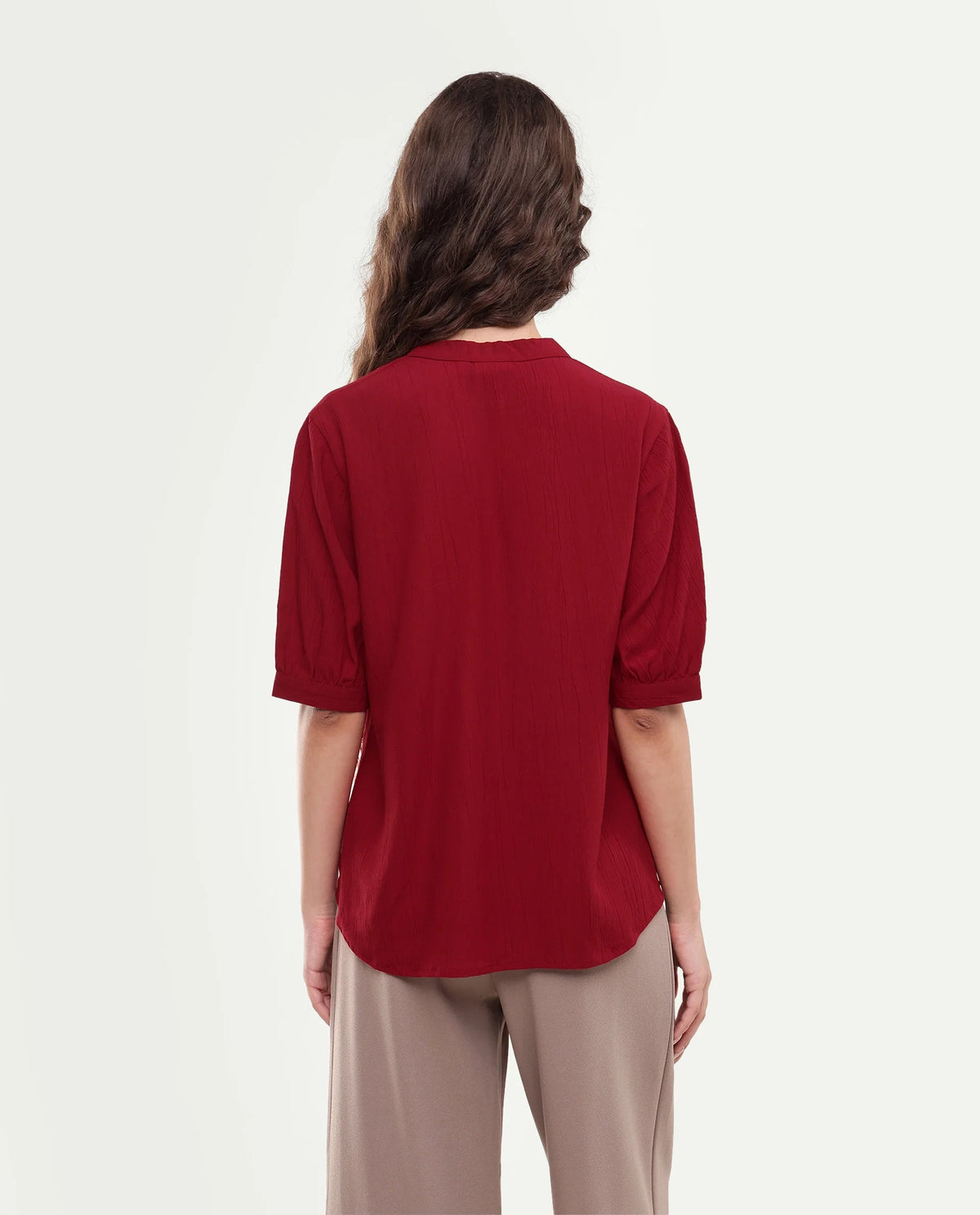 Rareism Women's Elane Red Ct Plain Top