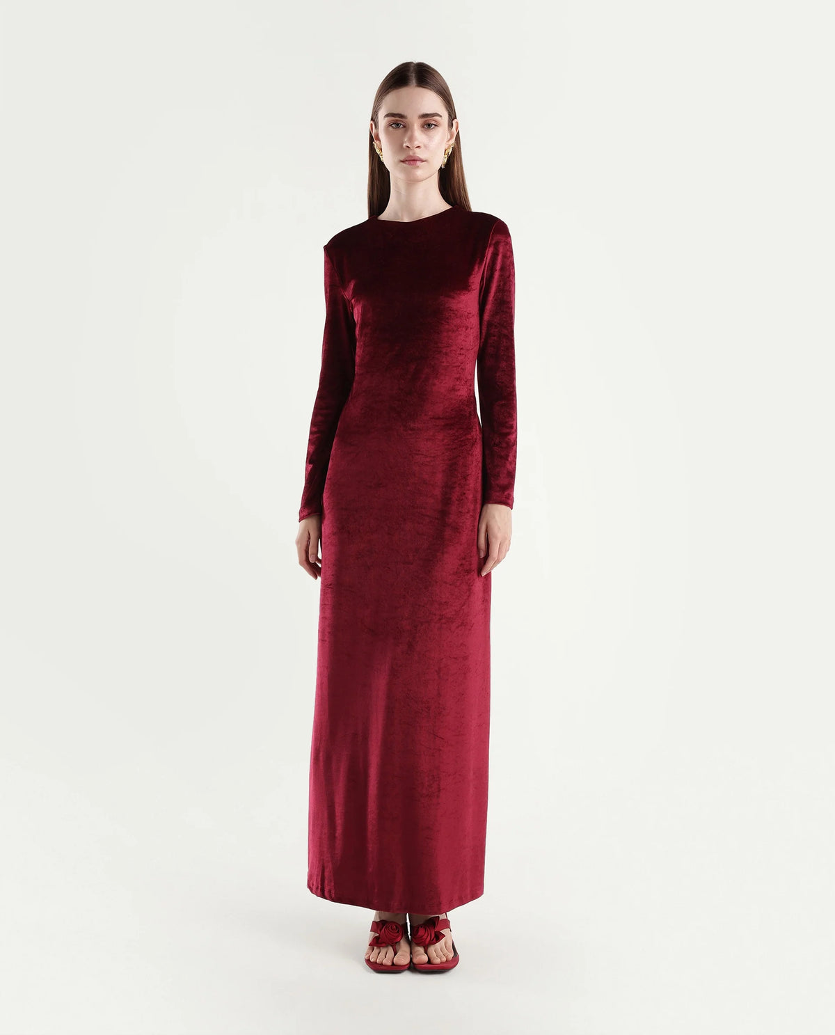 Rareism Women's Potonlo Maroon Polyester Button Regular Fit Dress - image 2