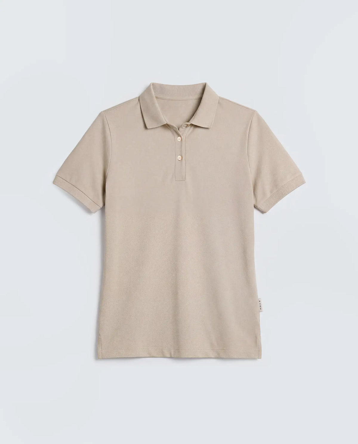Rareism Women's Basic Rr-Corp-Elane Beige Cotton CollaredRegular Plain Polo