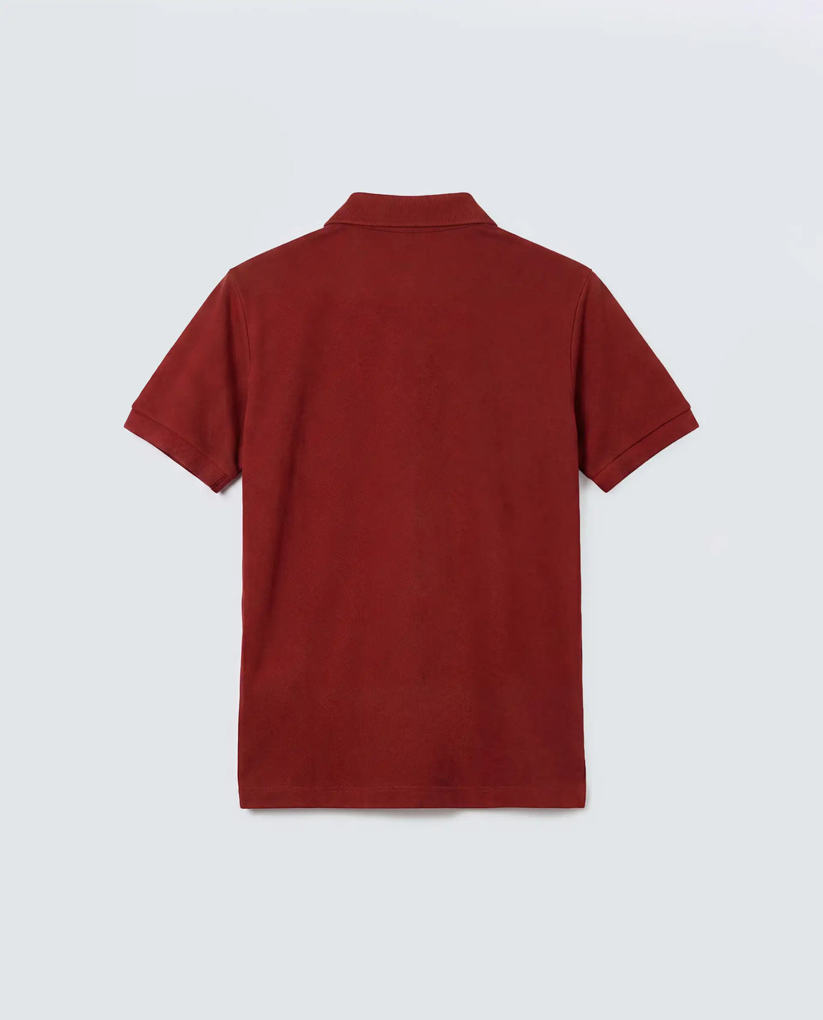 Rareism Women's Basic Rr-Corp-Elane Dark Red Cotton CollaredRegular Plain Polo