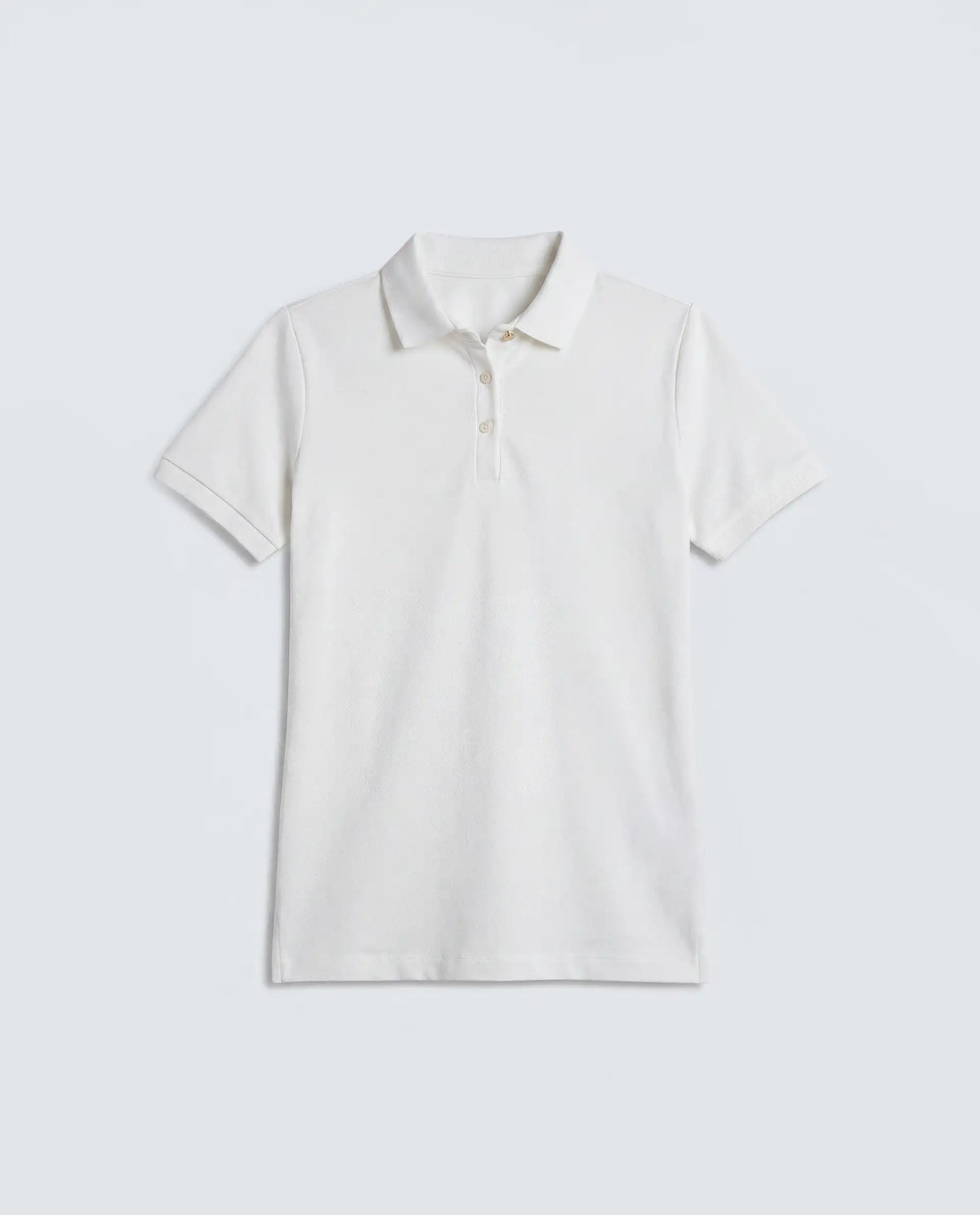 Rareism Women's Basic Rr-Corp-Elane White Cotton CollaredRegular Plain Polo
