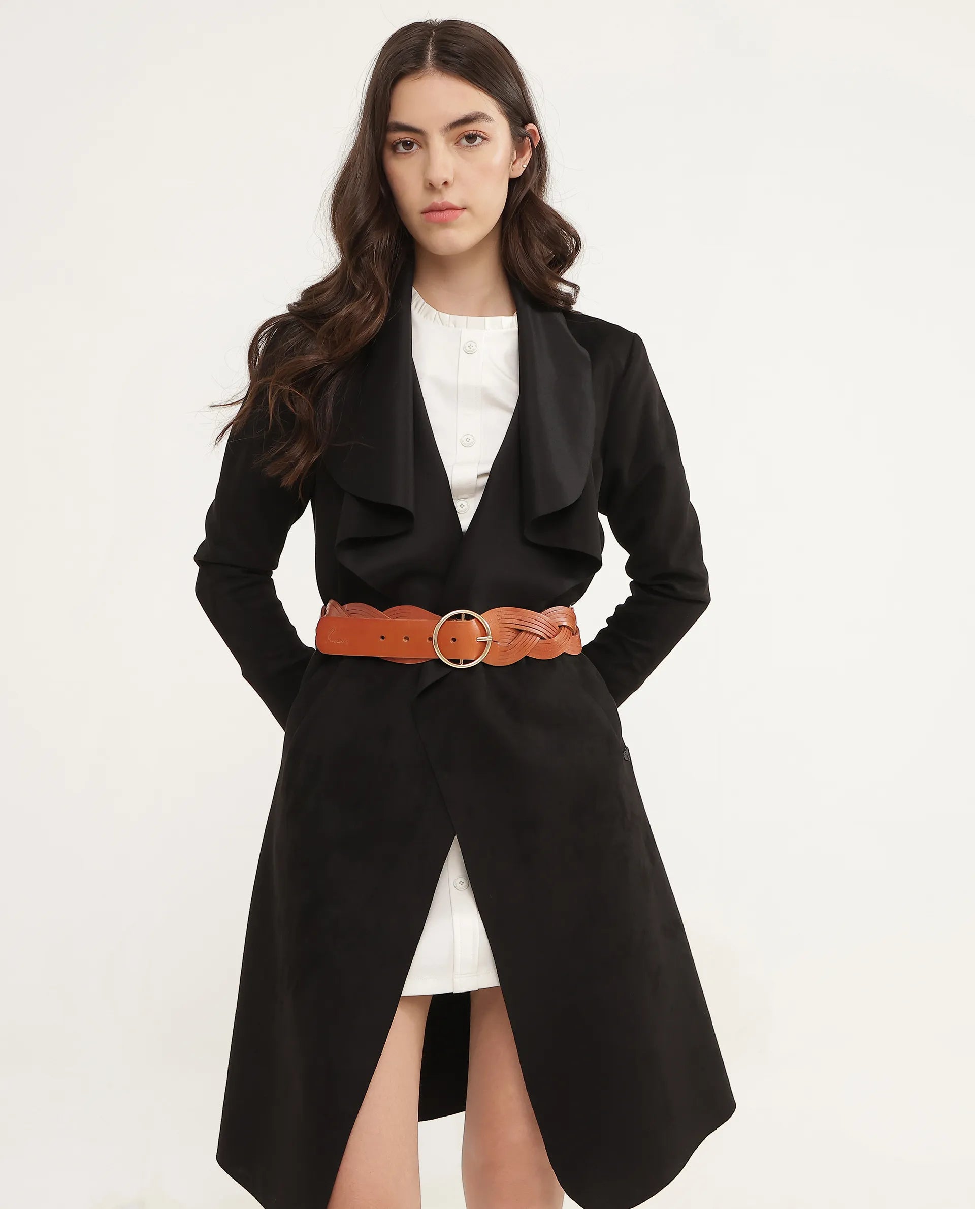 Rareism Women Sterling Tan Belt