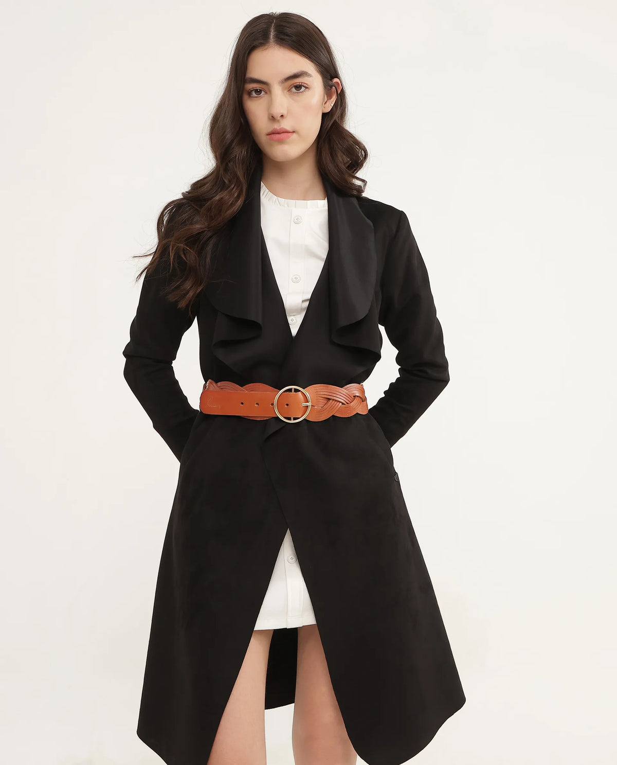 Rareism Women Sterling Tan Belt