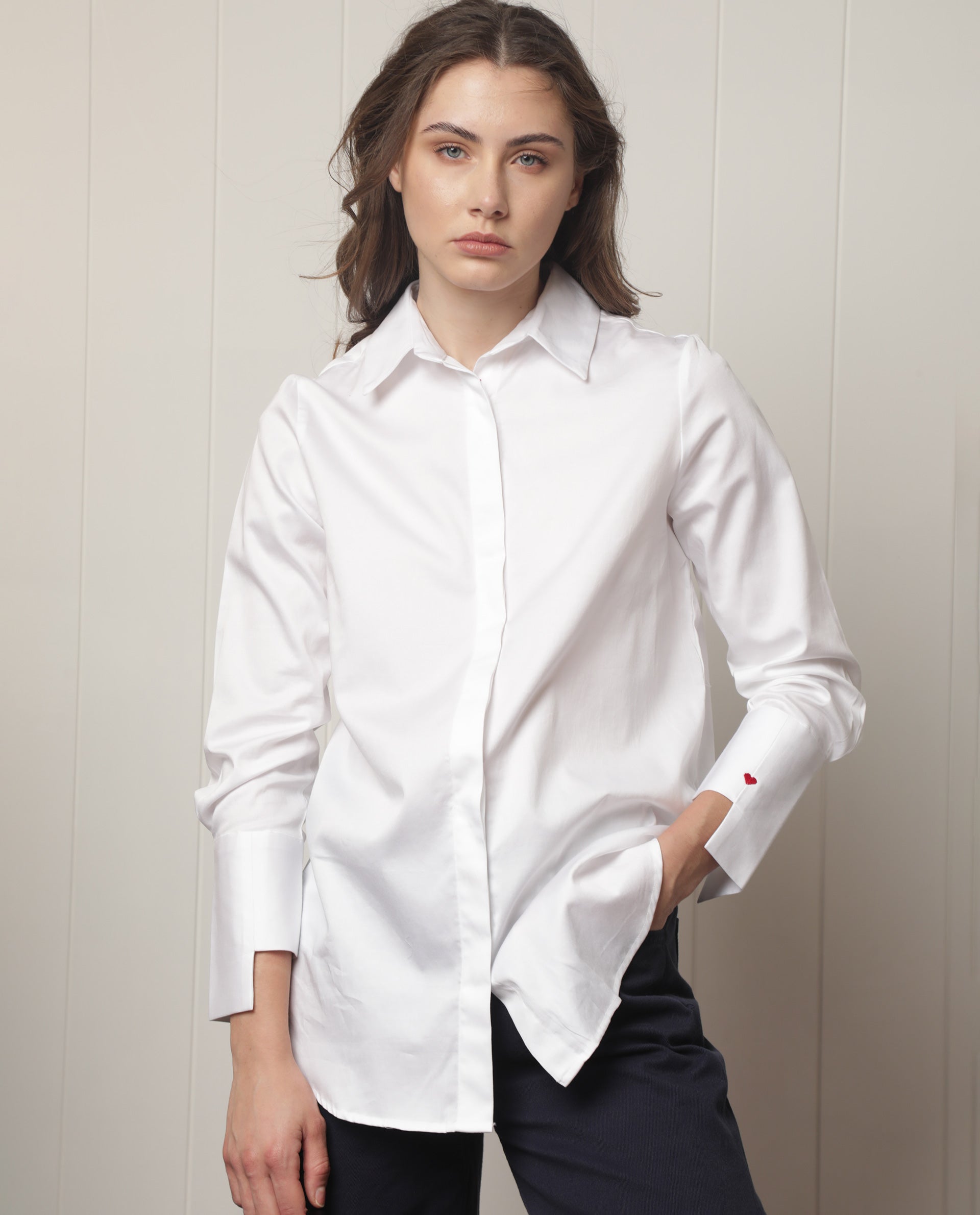 Rareism Women Valentine White Top Cotton Elastane Fabric Sleeveless Solid