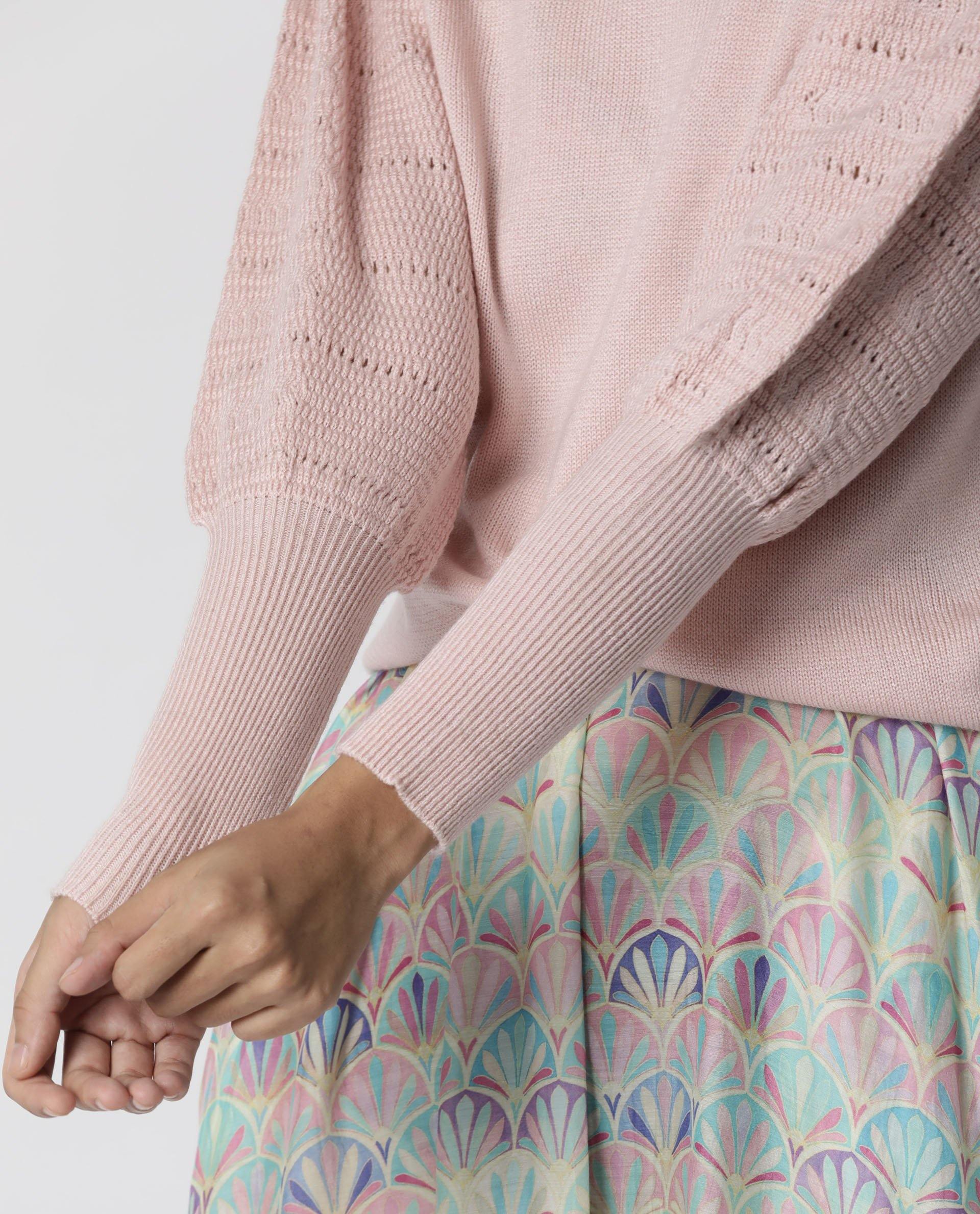 Rareism Women Marina Pink Top Full Sleeves